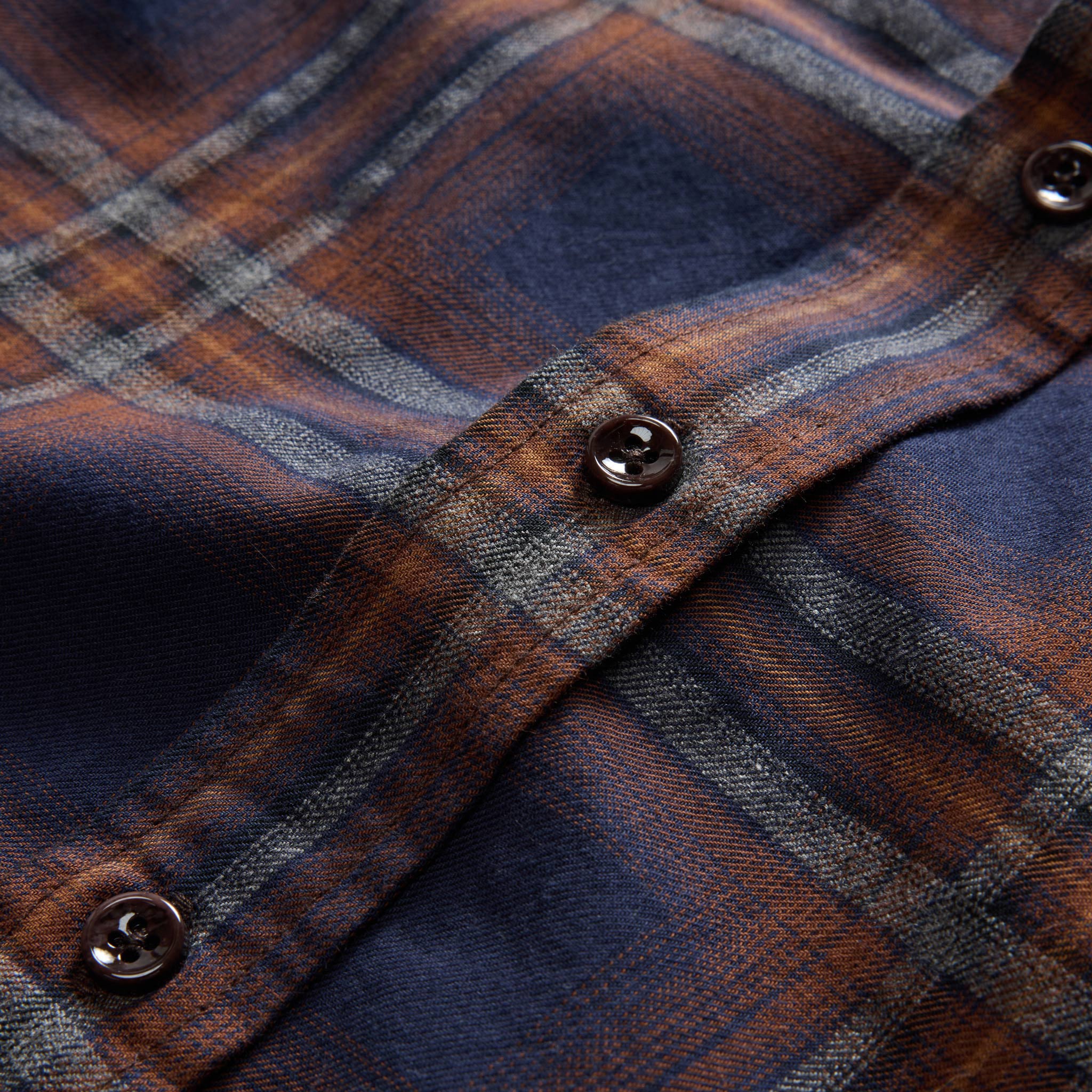The California in Twilight Plaid Brushed Cotton Twill - Image 7