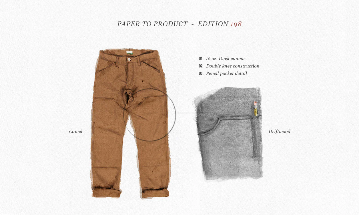 The Chore Pant in Camel - Image 7