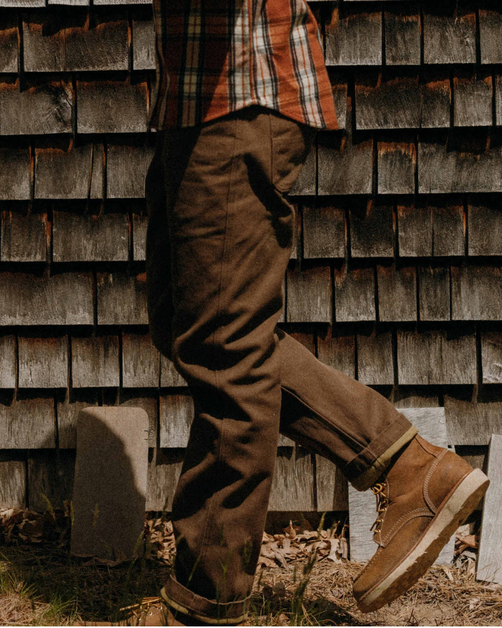 The Camp Pant in Aged Penny Chipped Canvas - Image 4