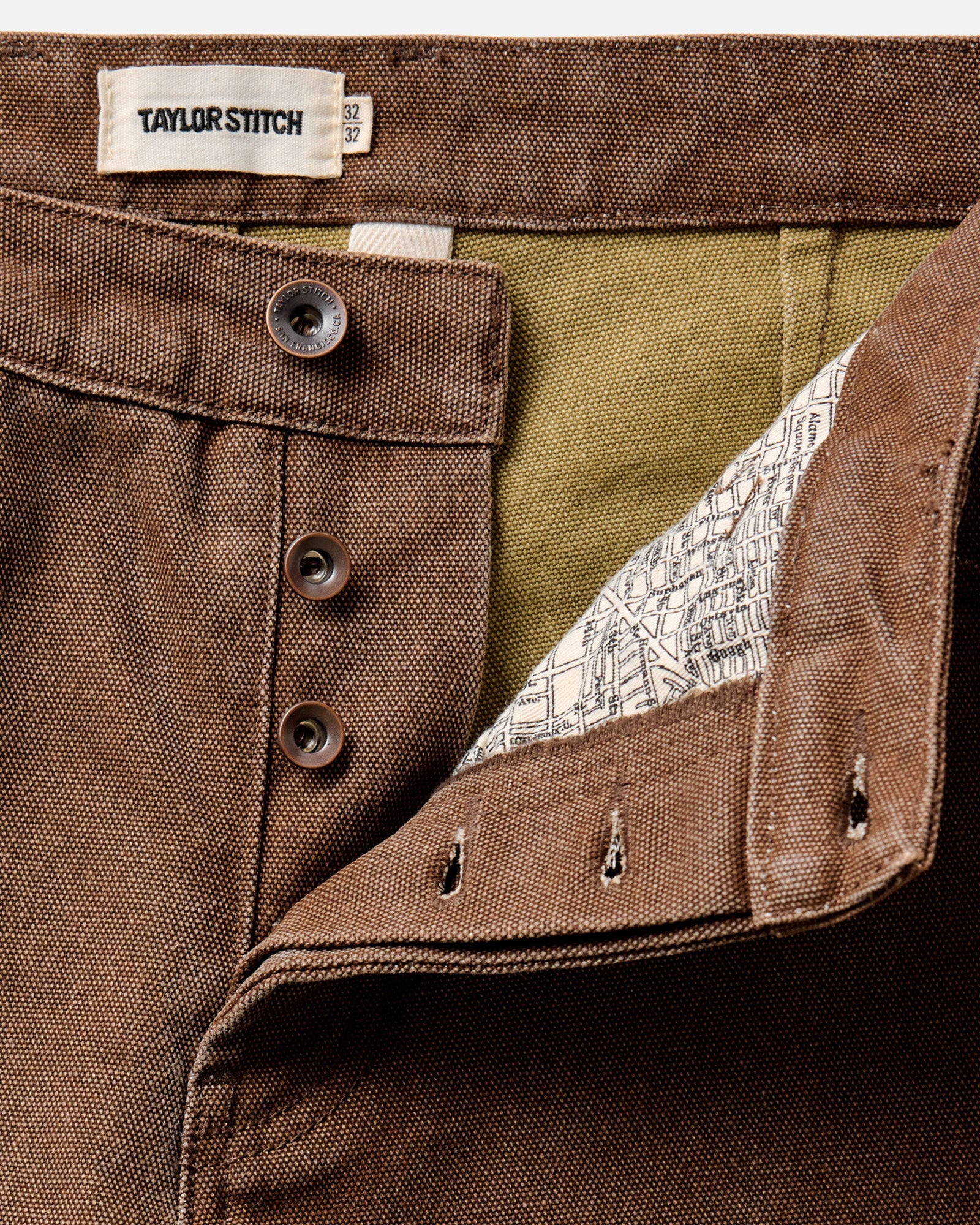 The Camp Pant in Aged Penny Chipped Canvas - Image 6