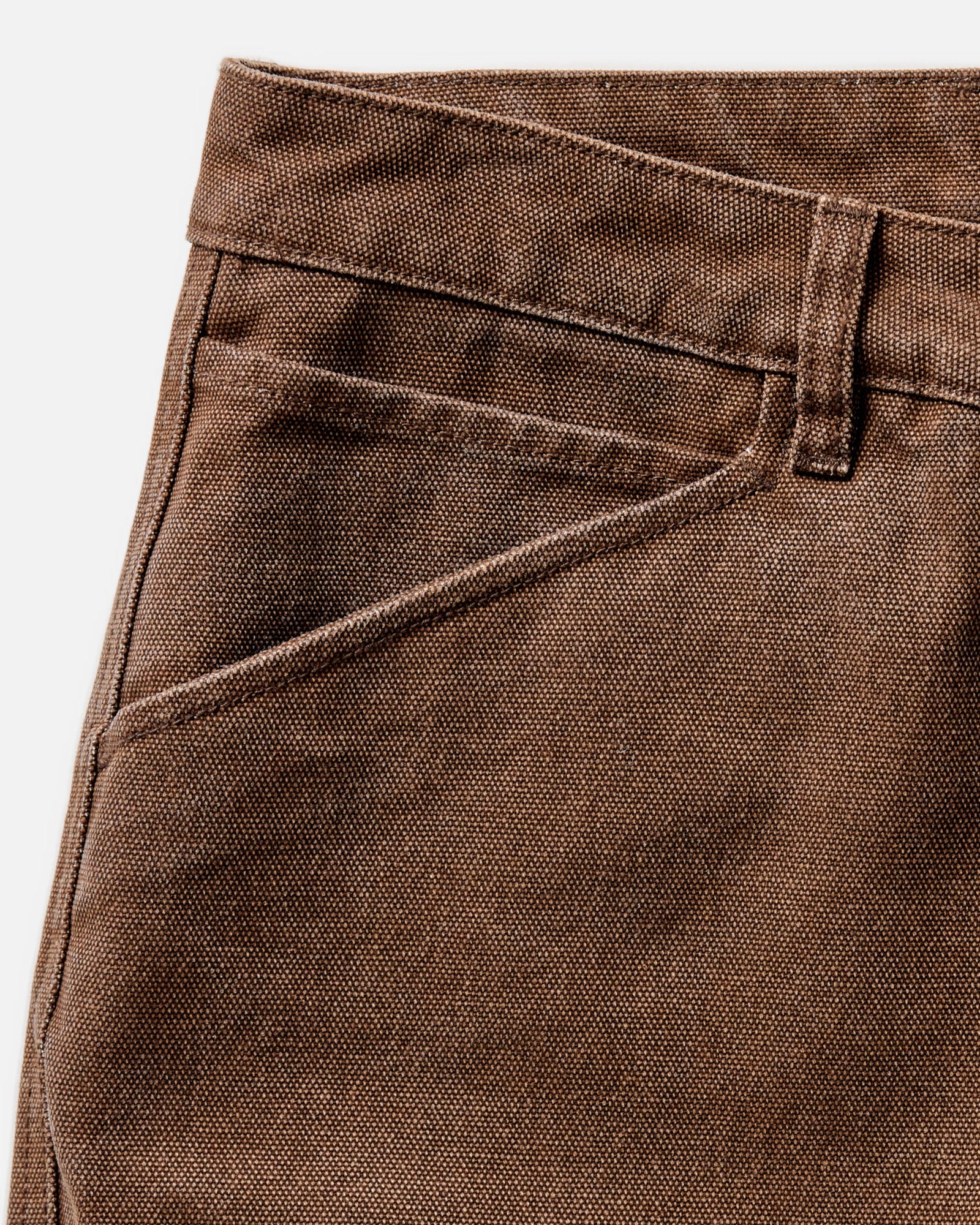 The Camp Pant in Aged Penny Chipped Canvas - Image 7