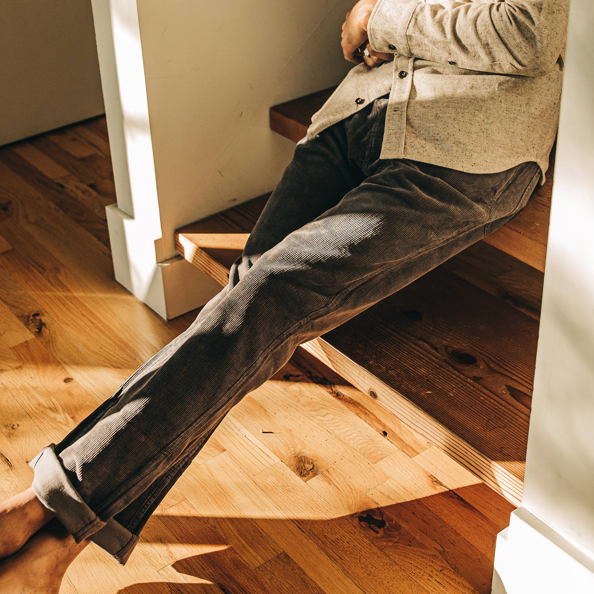 The Camp Pant in Charcoal Corduroy - Image 3
