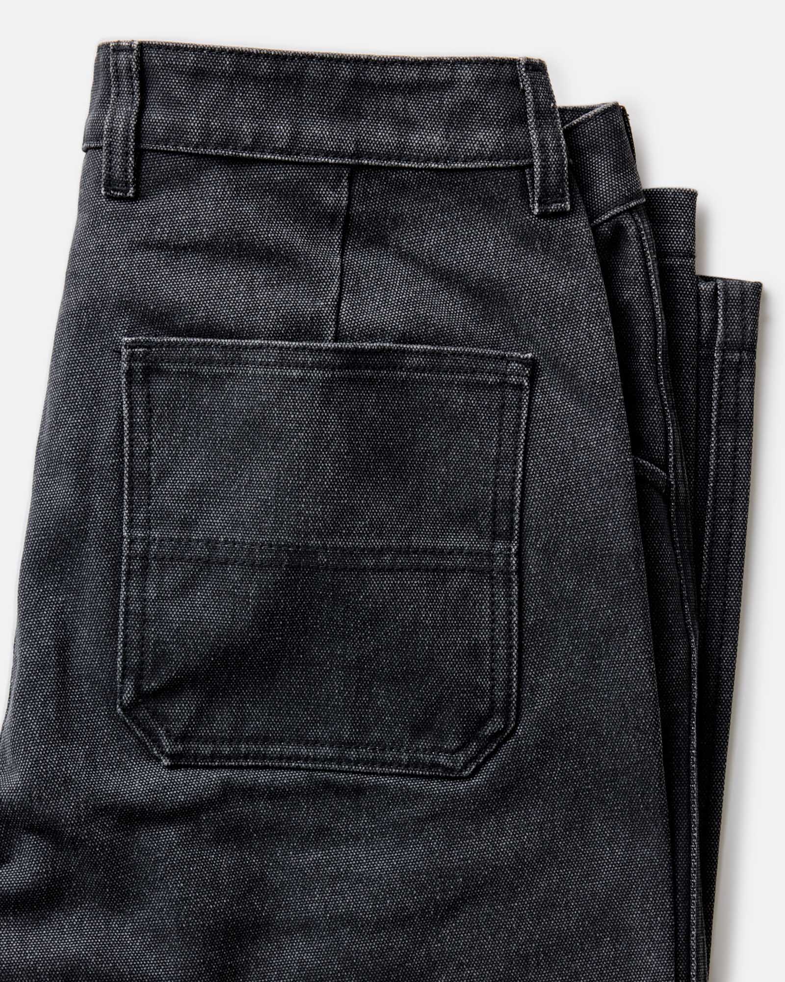 The Camp Pant in Coal Chipped Canvas - Image 7