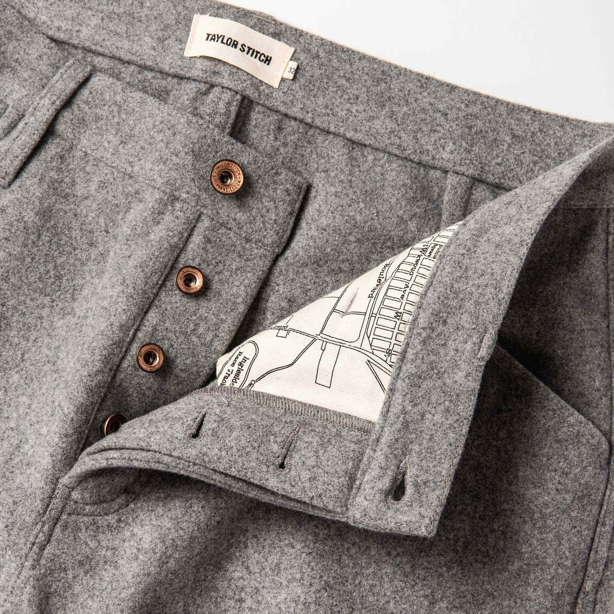 The Camp Pant in Heather Grey Wool - Image 7