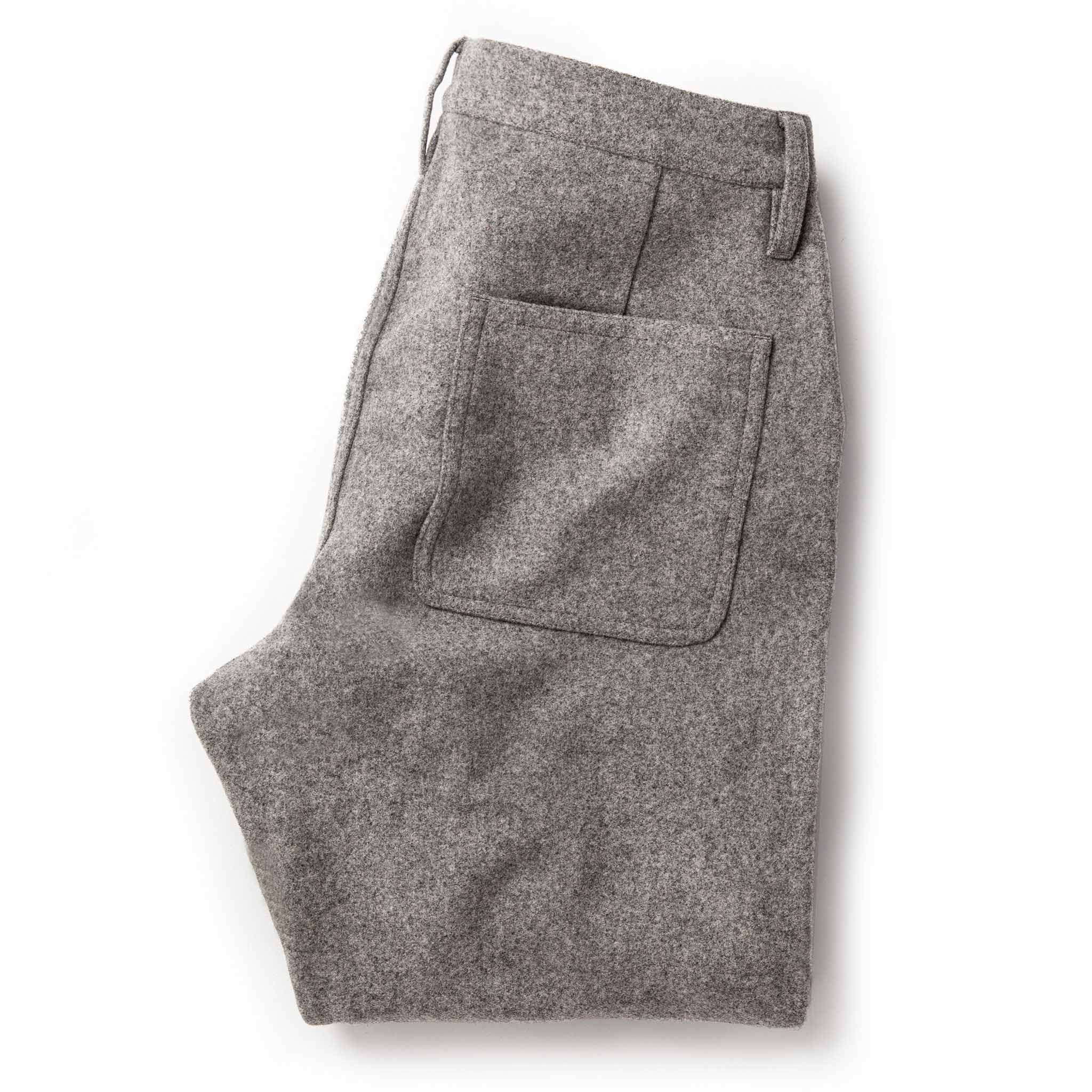 The Camp Pant in Heather Grey Wool - Image 9