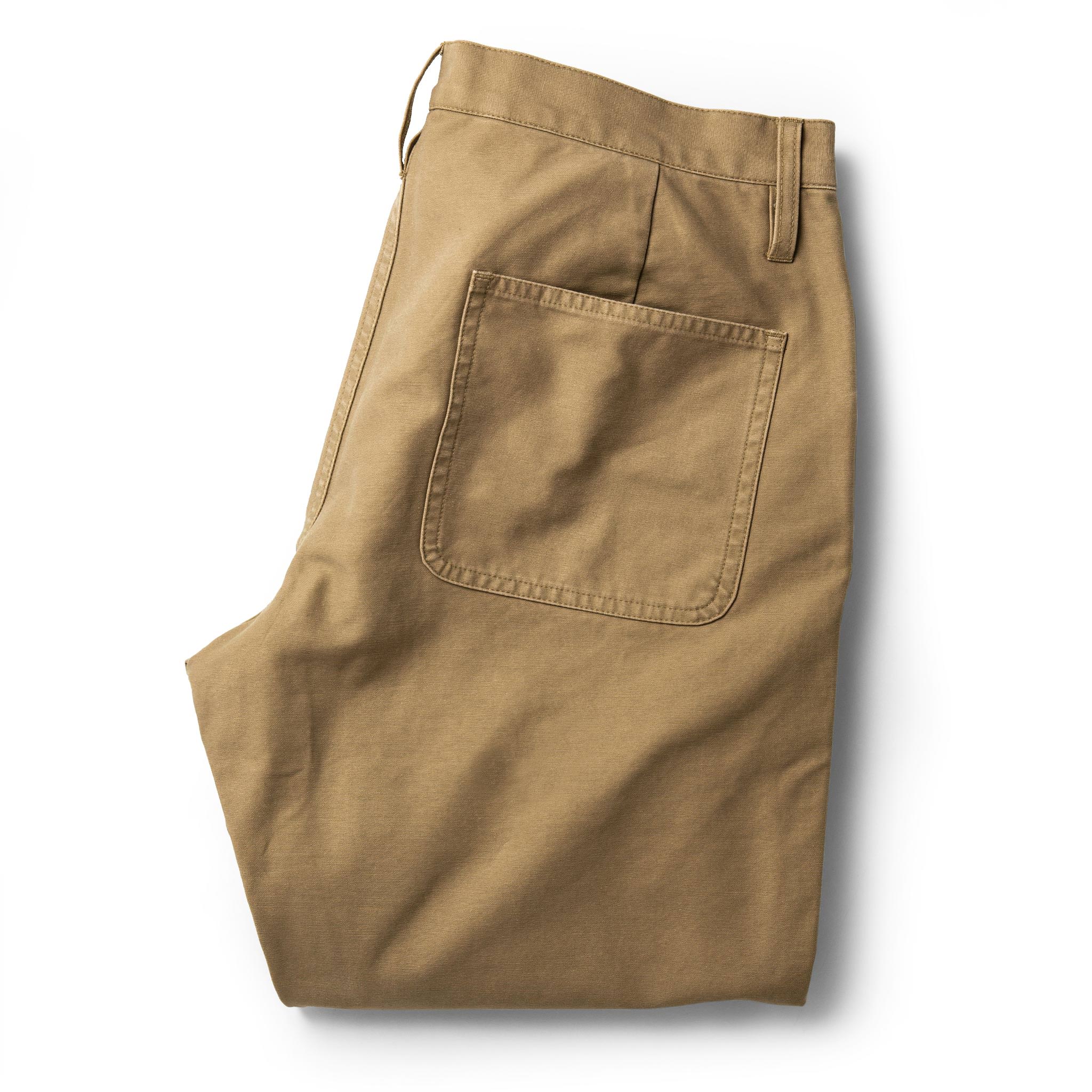 The Camp Pant in Khaki Reverse Sateen - Image 9