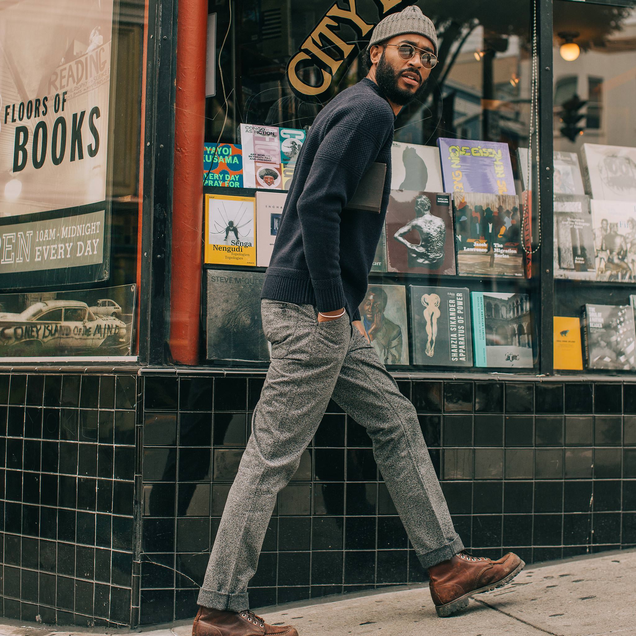 The Camp Pant in Navy Jaspe - Image 2