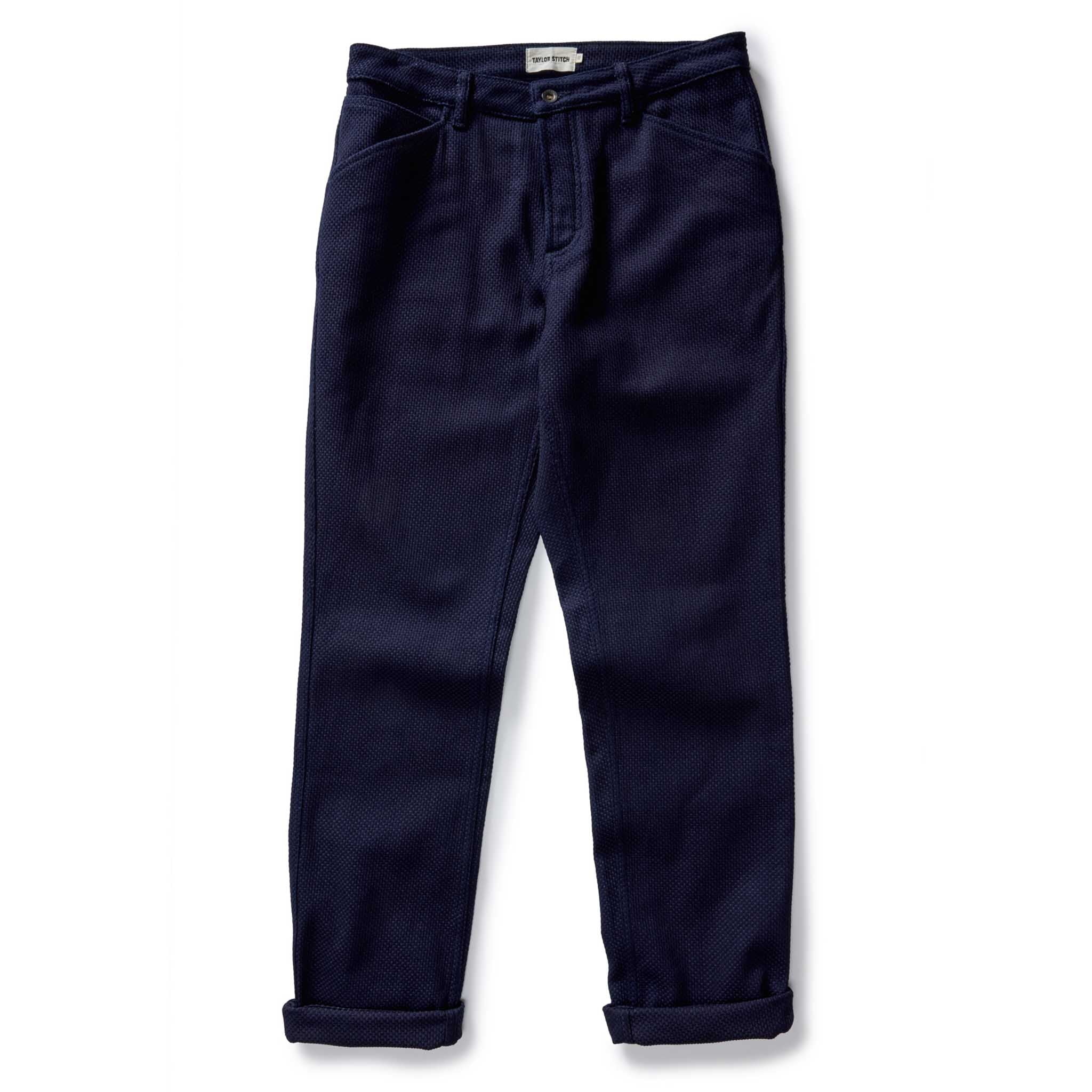 The Camp Pant in Rigid Indigo Sashiko - Image 5