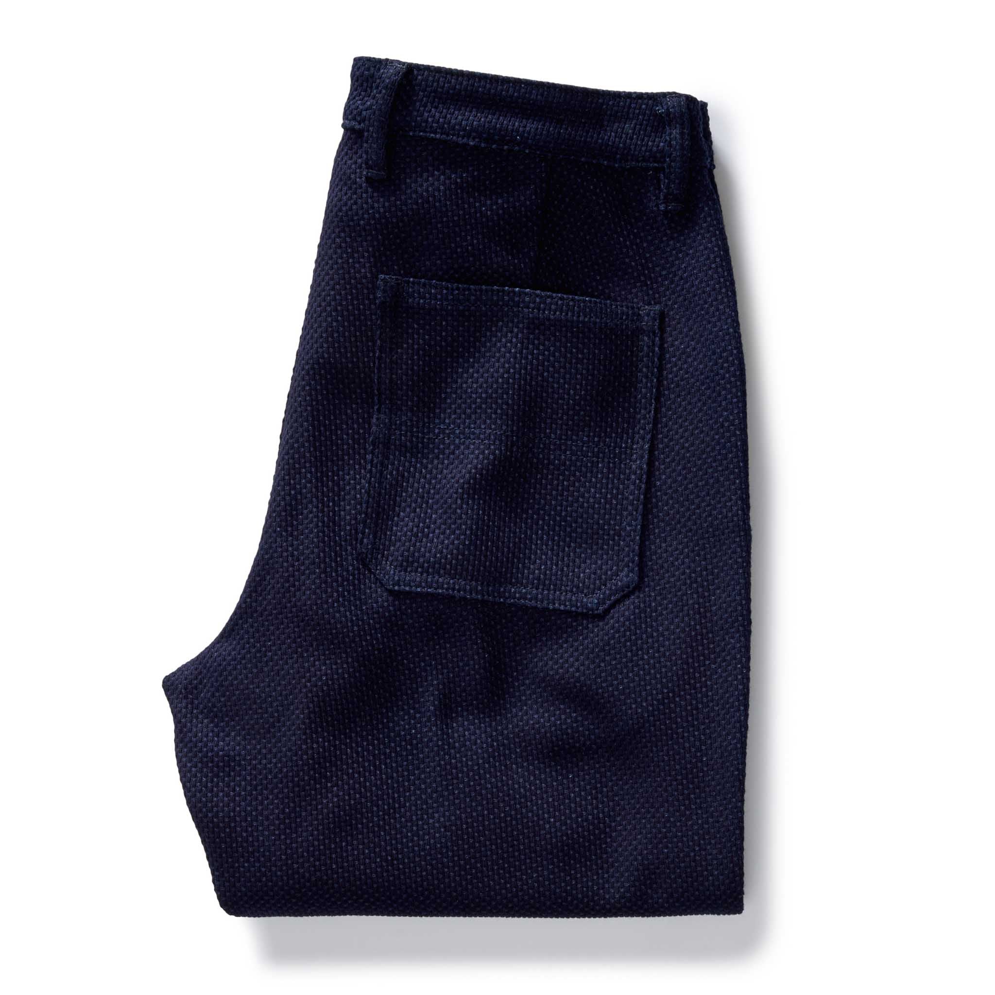 The Camp Pant in Rigid Indigo Sashiko - Image 8