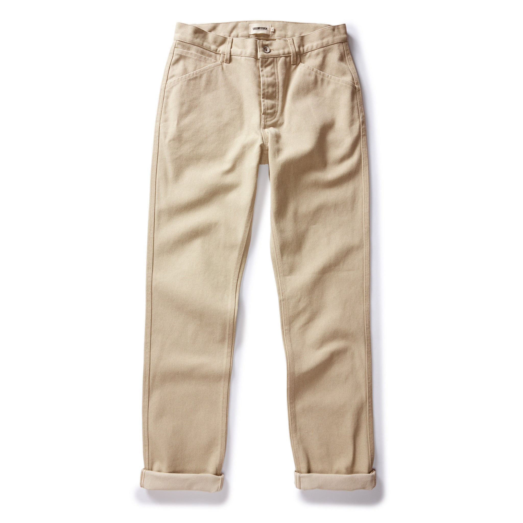 The Camp Pant in Light Khaki Chipped Canvas - Image 5