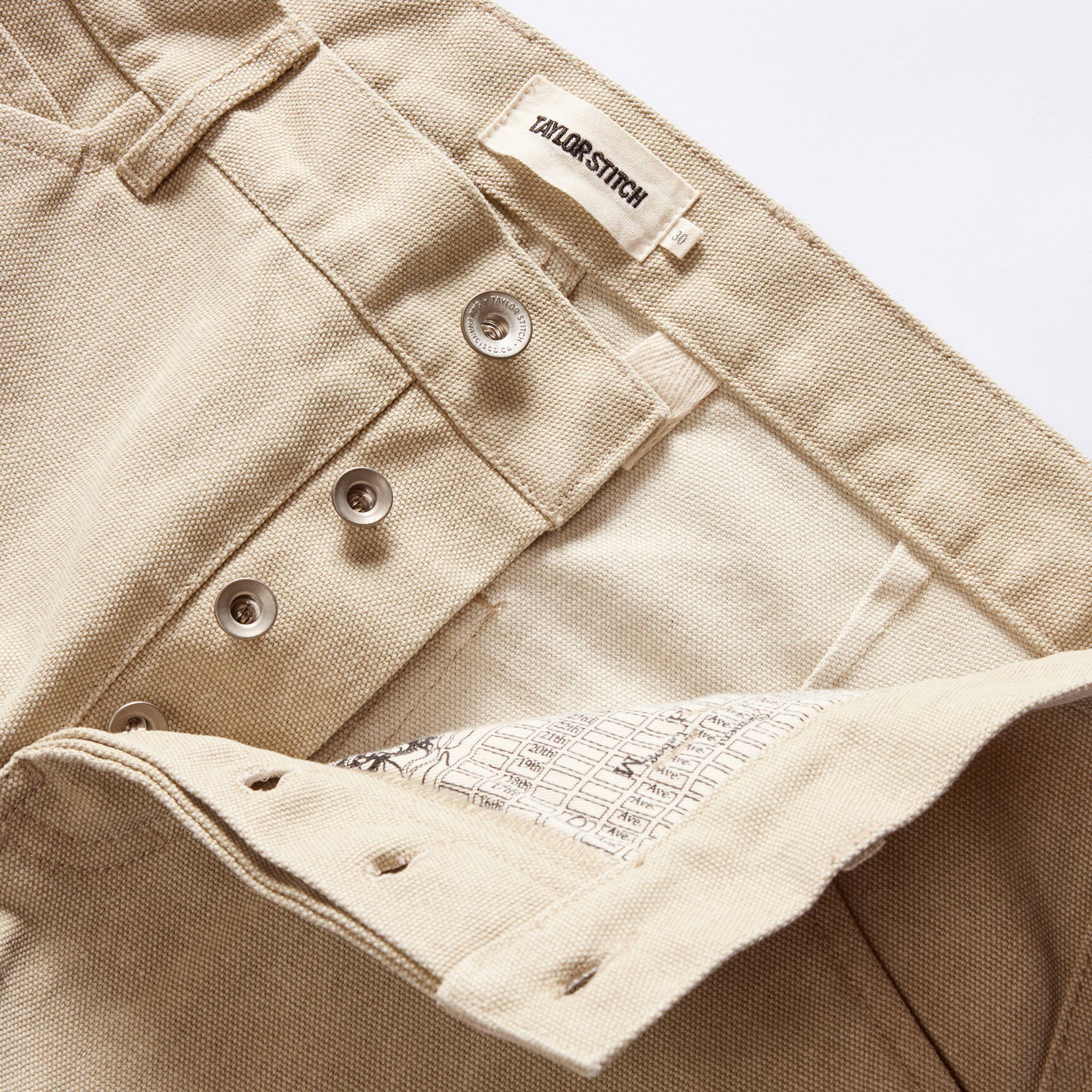 The Camp Pant in Light Khaki Chipped Canvas - Image 7