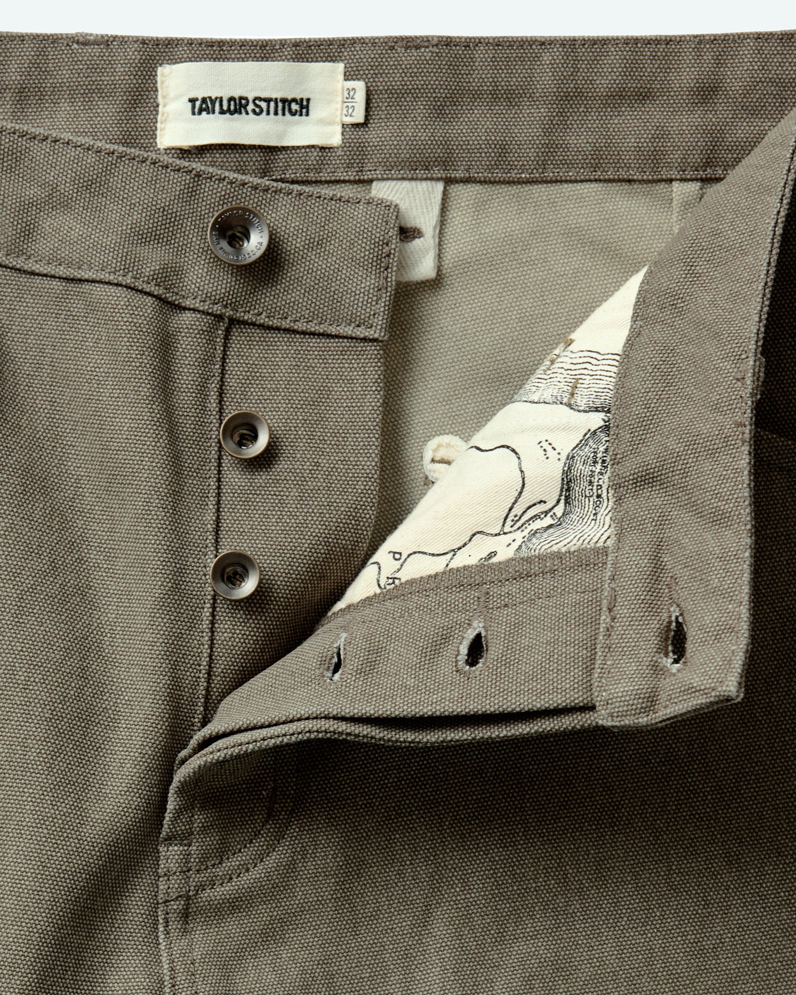 The Camp Pant in Stone Chipped Canvas - Image 6
