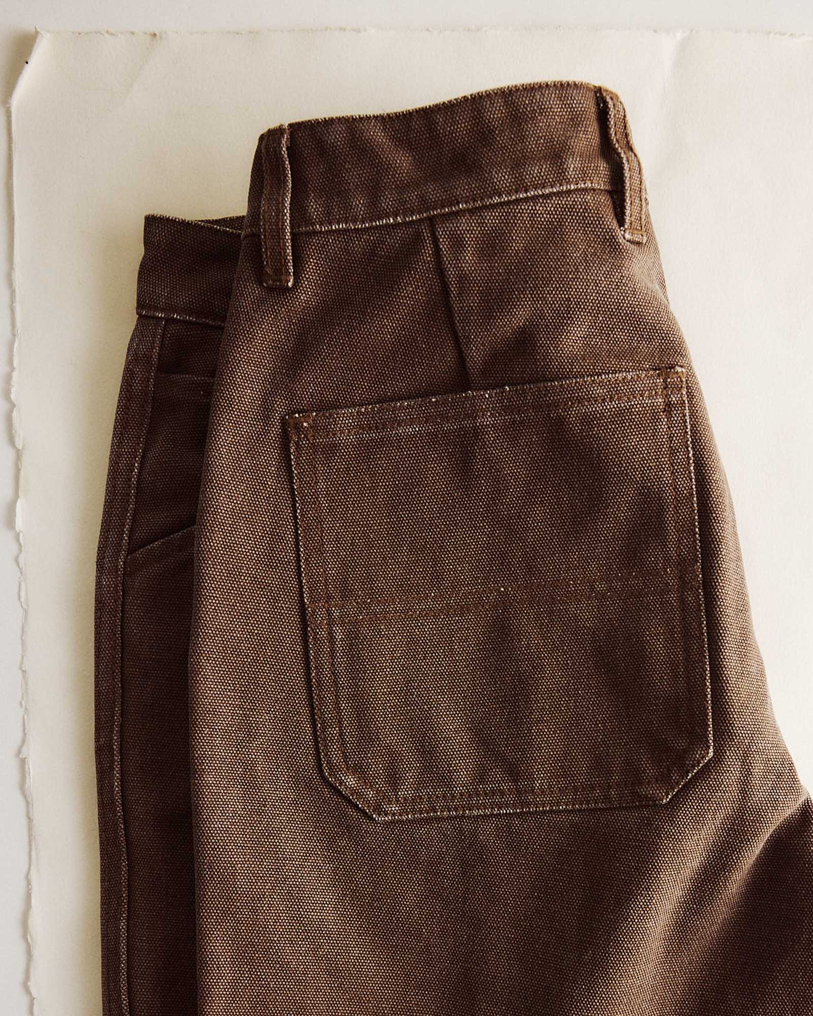 The Camp Short in Aged Penny Chipped Canvas - Image 7