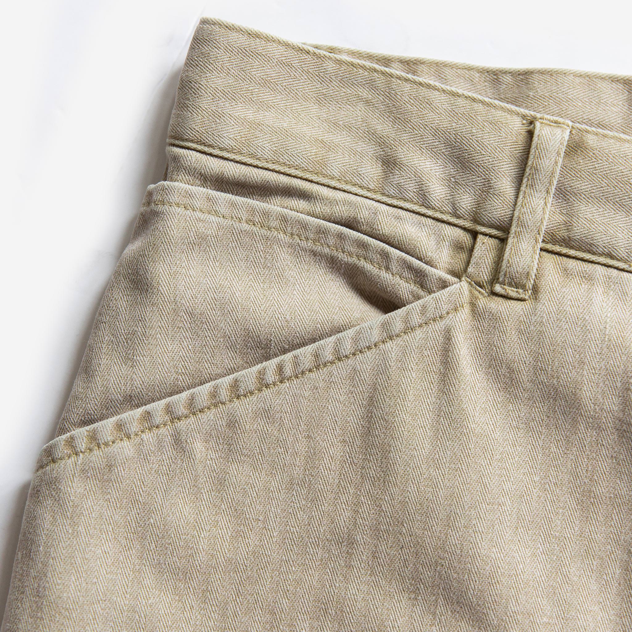 The Camp Short in Khaki Herringbone - Image 8