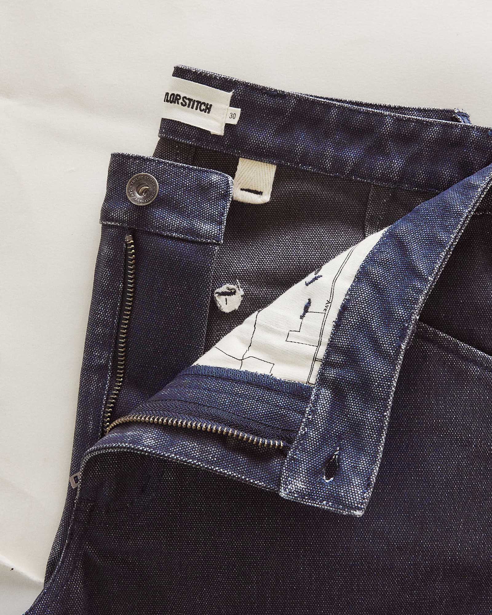 The Camp Short in Navy Chipped Canvas - Image 6