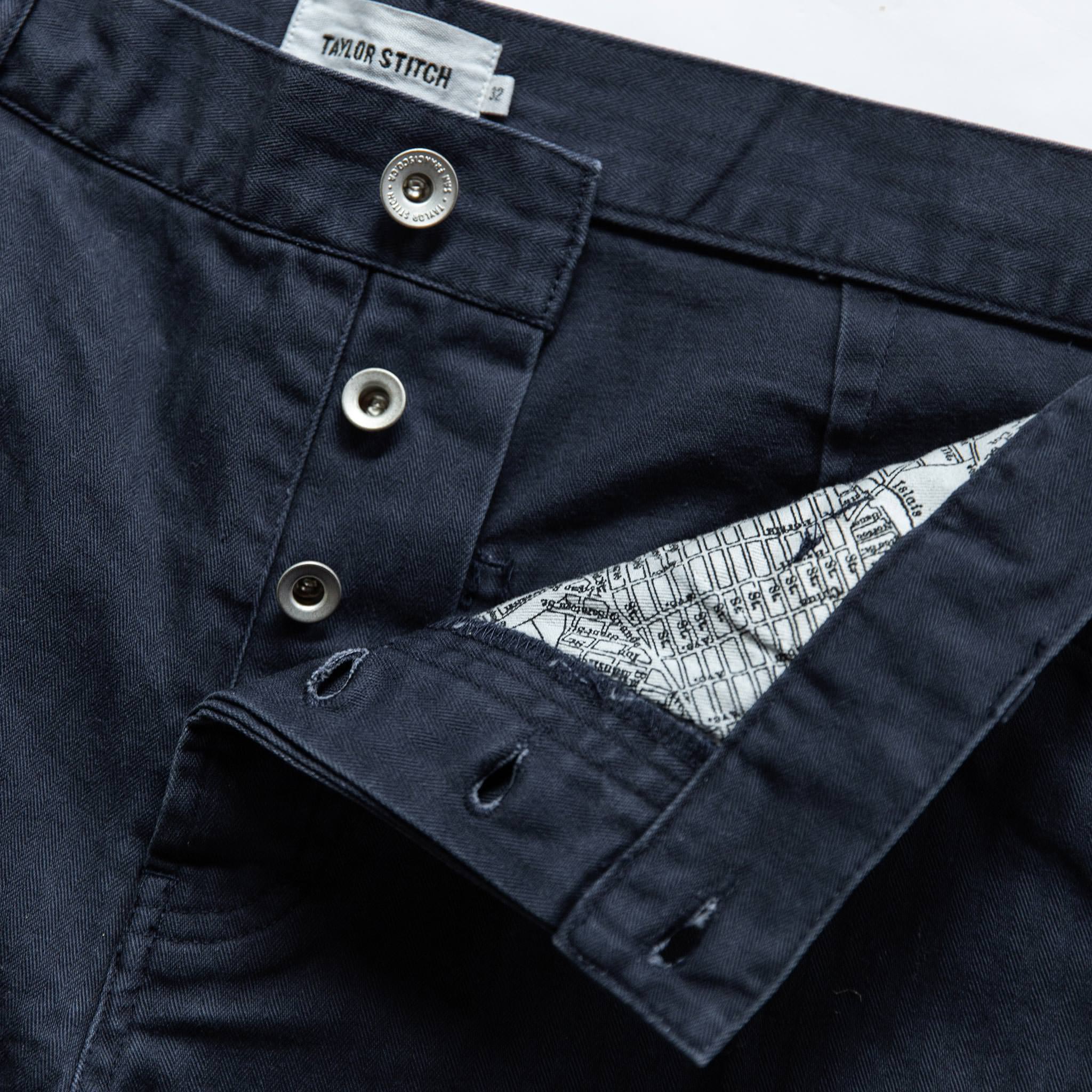 The Camp Short in Navy Herringbone - Image 5