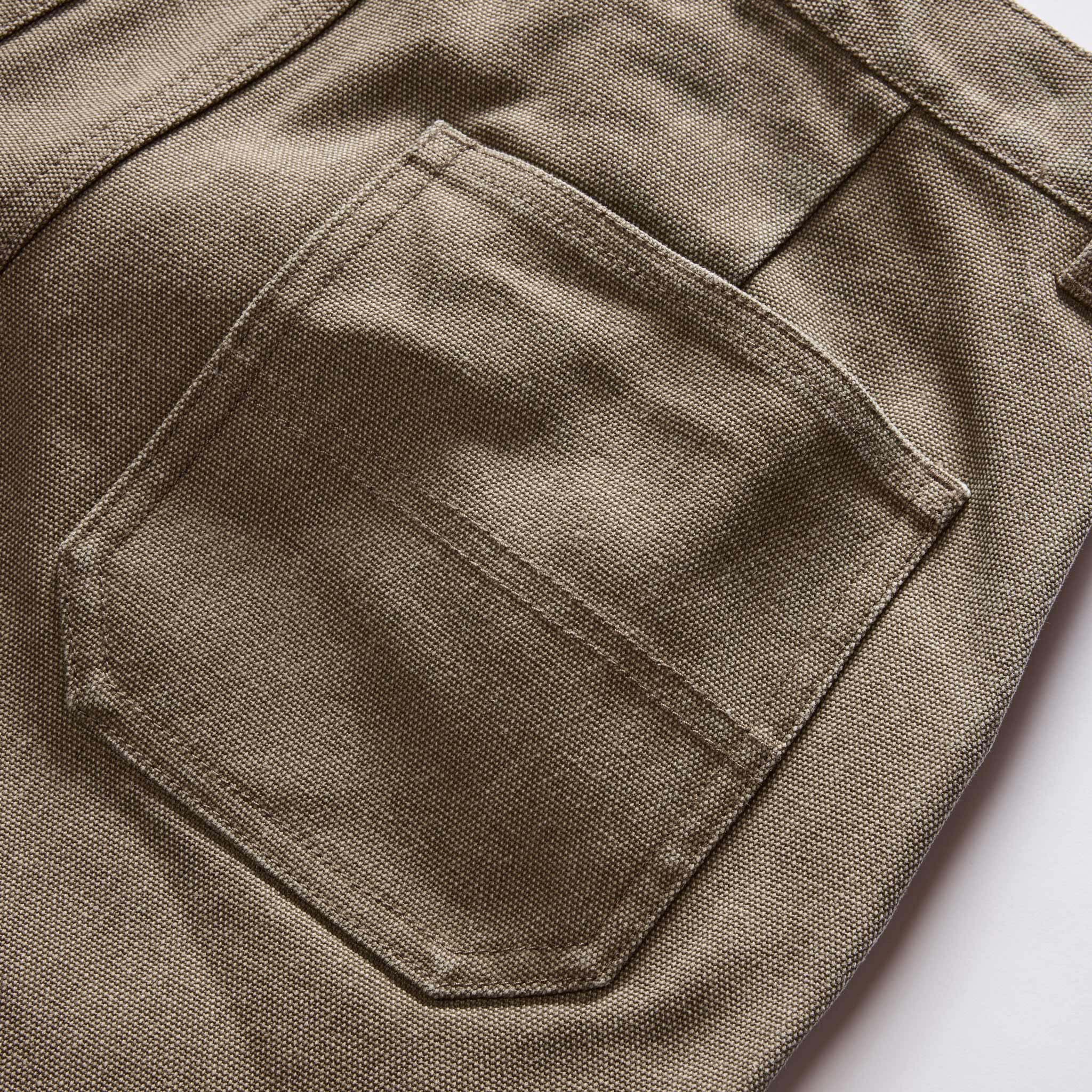 The Camp Short in Stone Chipped Canvas - Image 6