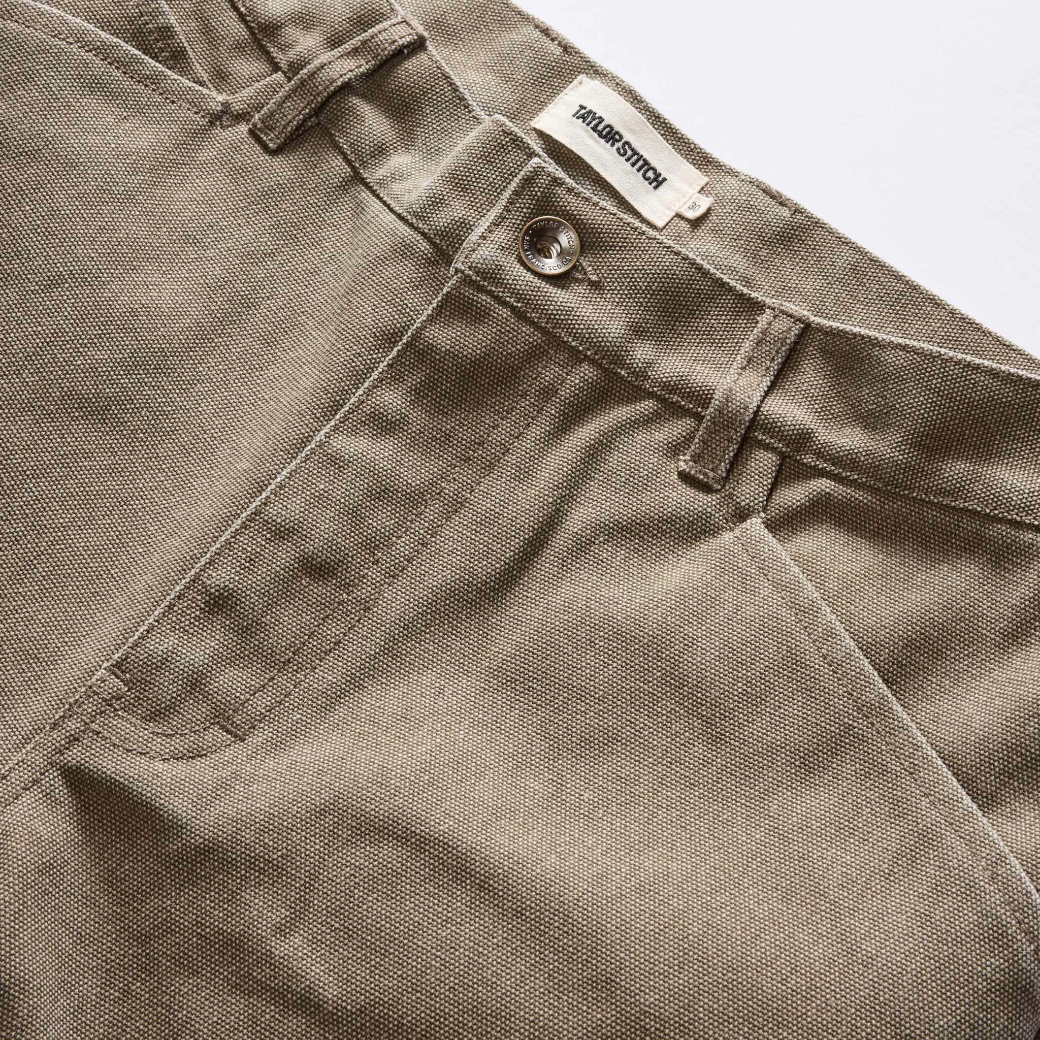 The Camp Short in Stone Chipped Canvas - Image 7