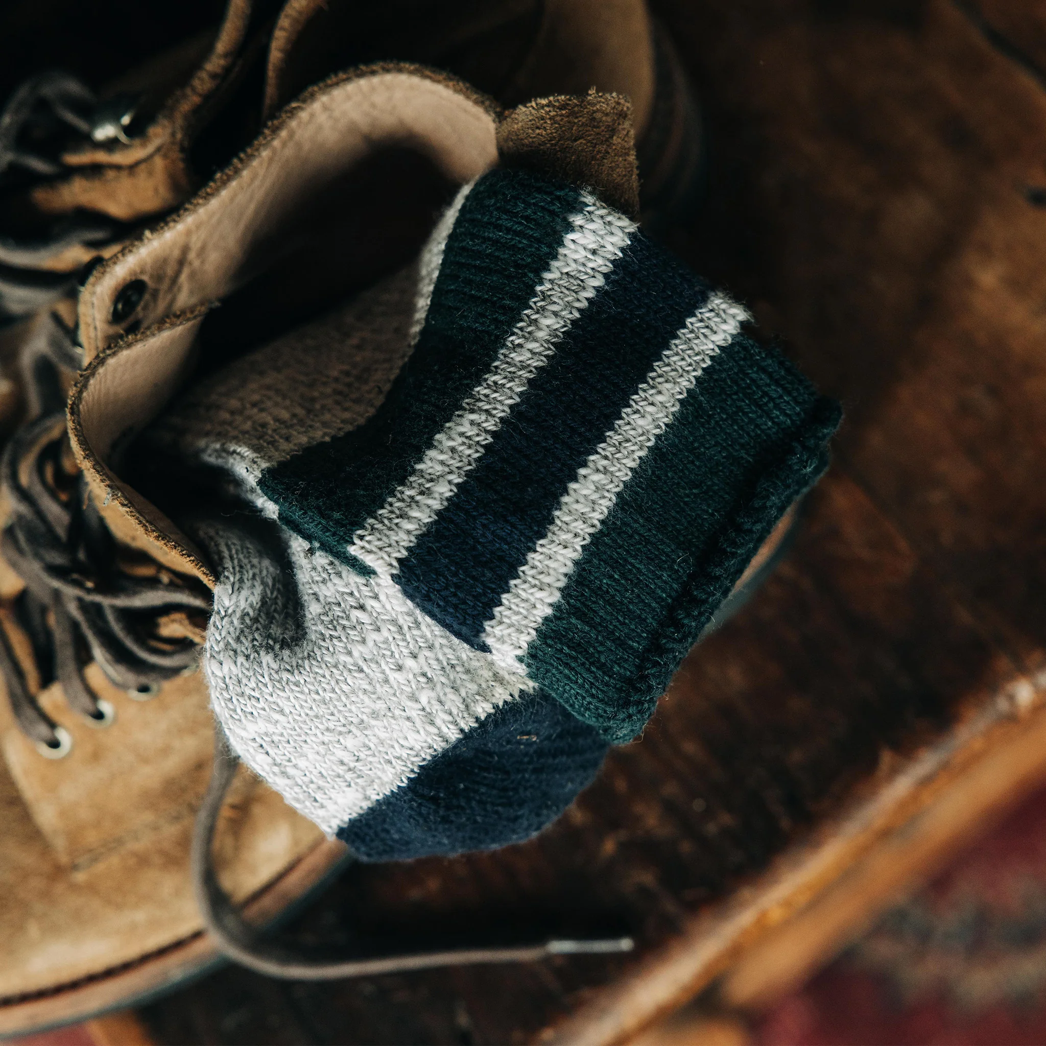The Camp Sock in Heather Grey - Image 3