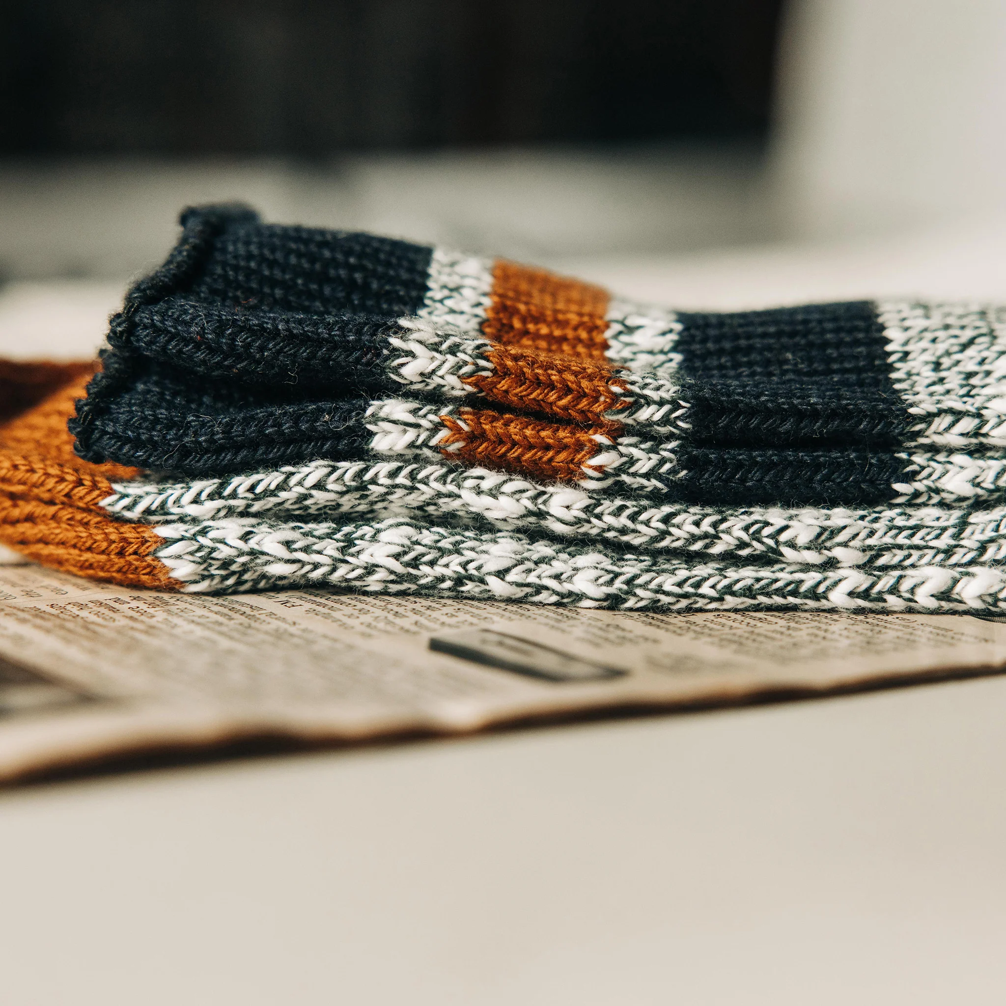 The Camp Sock in Heather Olive - Image 5