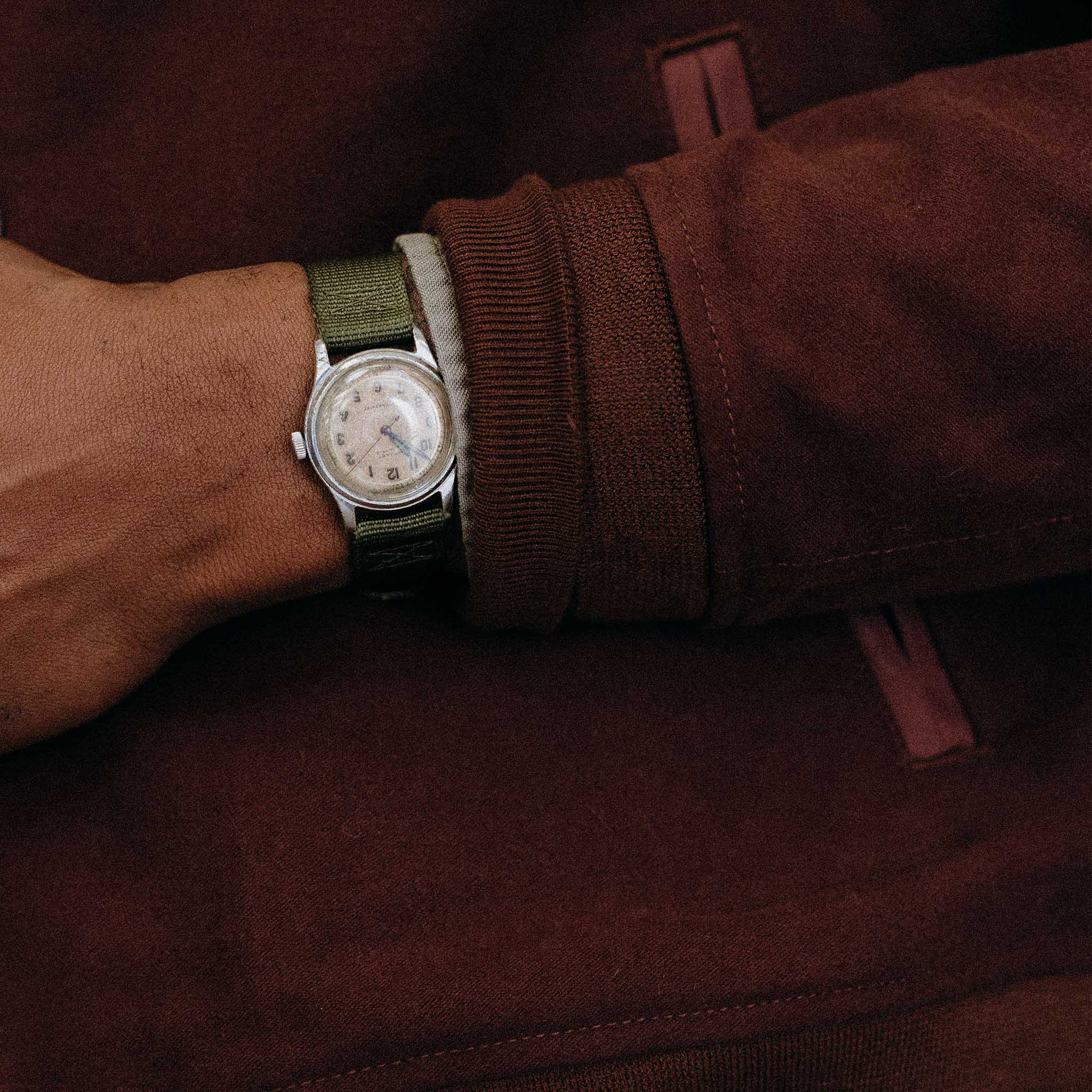 The Campus Jacket in Burgundy Moleskin - Image 3