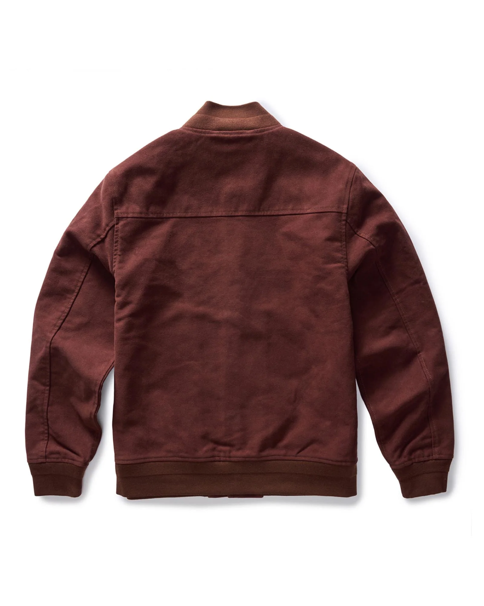 The Campus Jacket in Burgundy Moleskin - Image 6