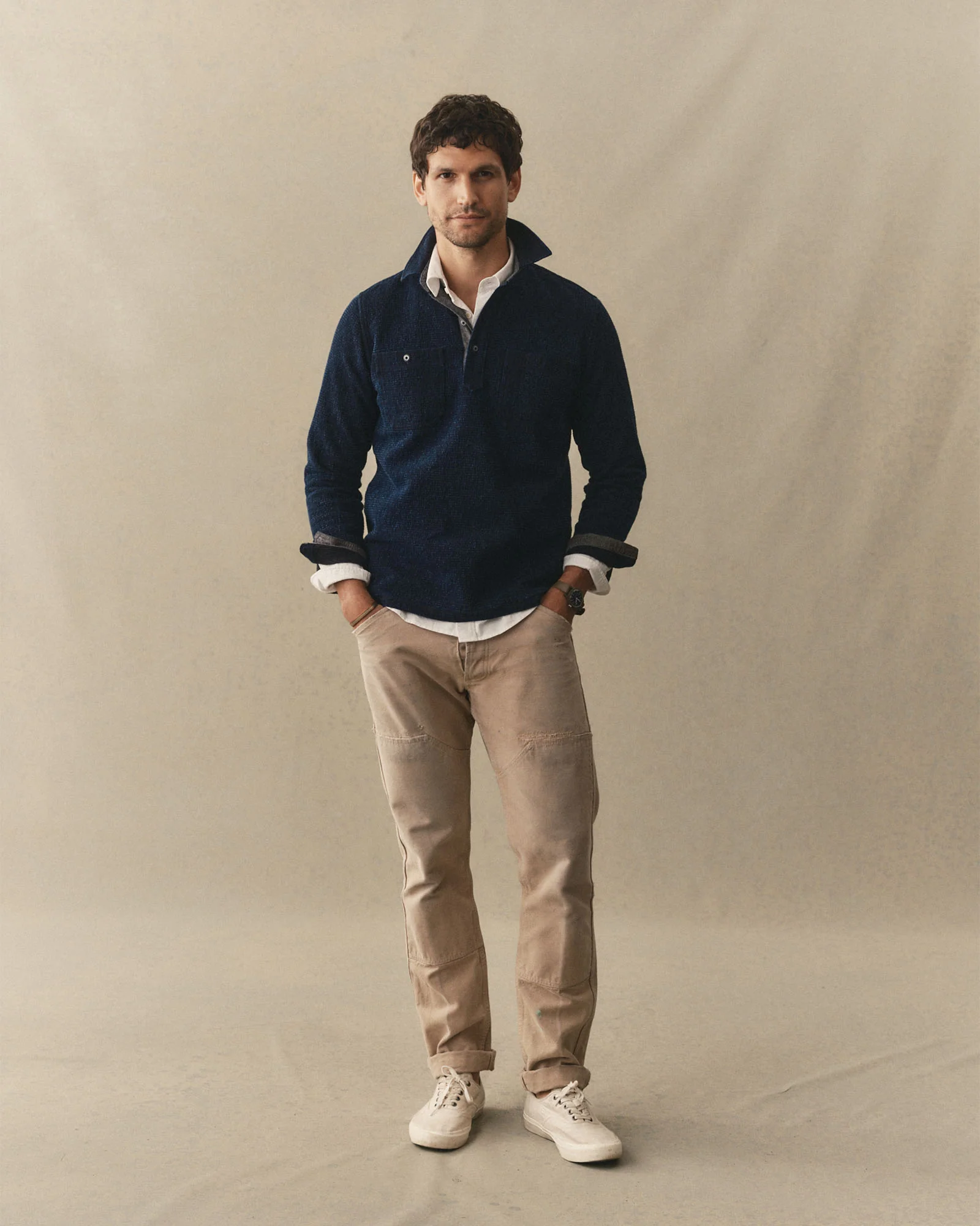 The Canal Popover in Rinsed Indigo - Image 4