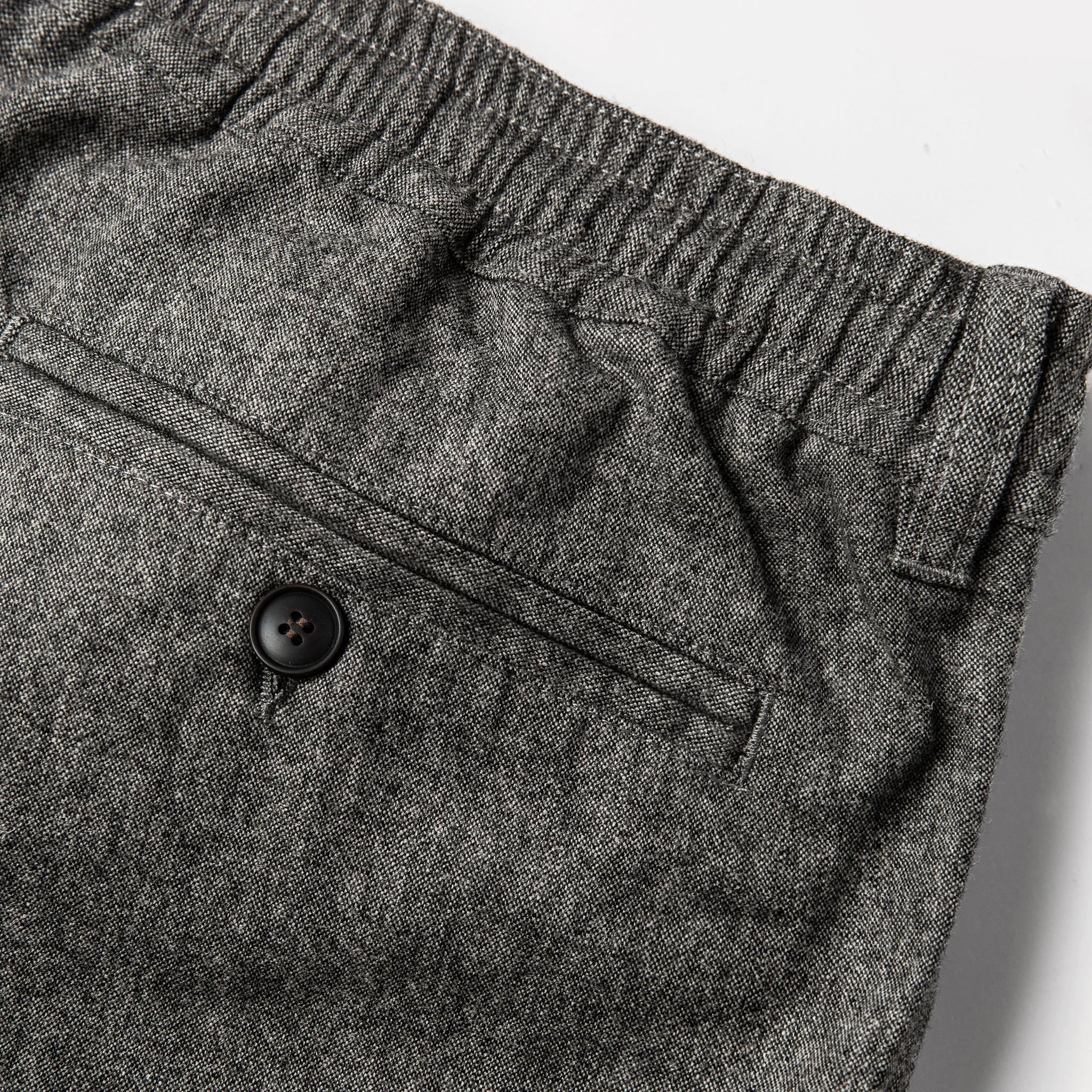 The Carmel Pant in Charcoal Birdseye Wool - Image 7