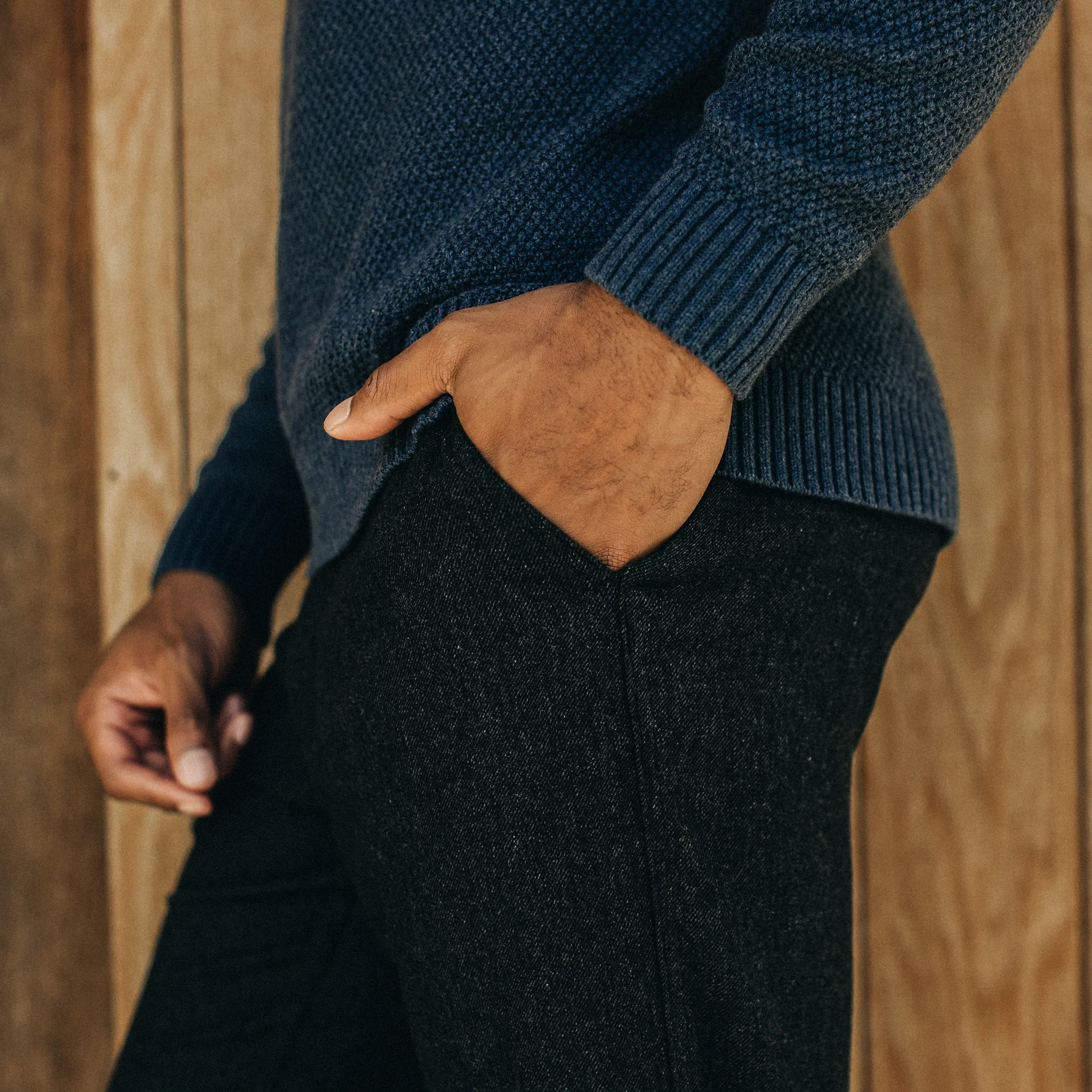 The Carmel Pant in Dark Charcoal - Image 3