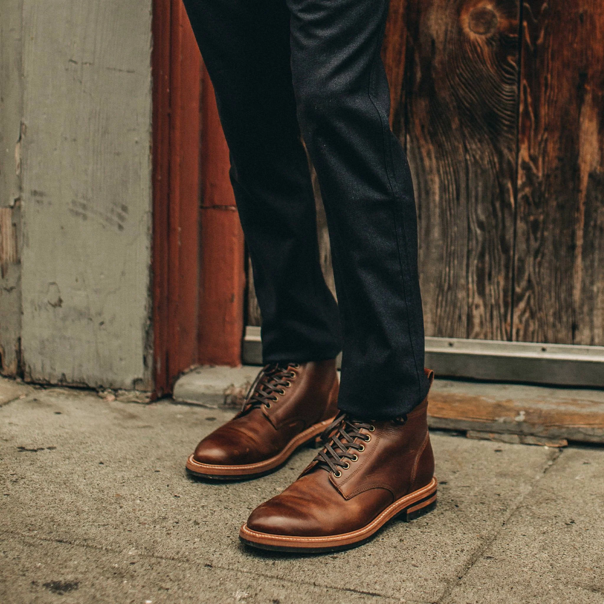 The Carmel Pant in Navy Wool - Image 4