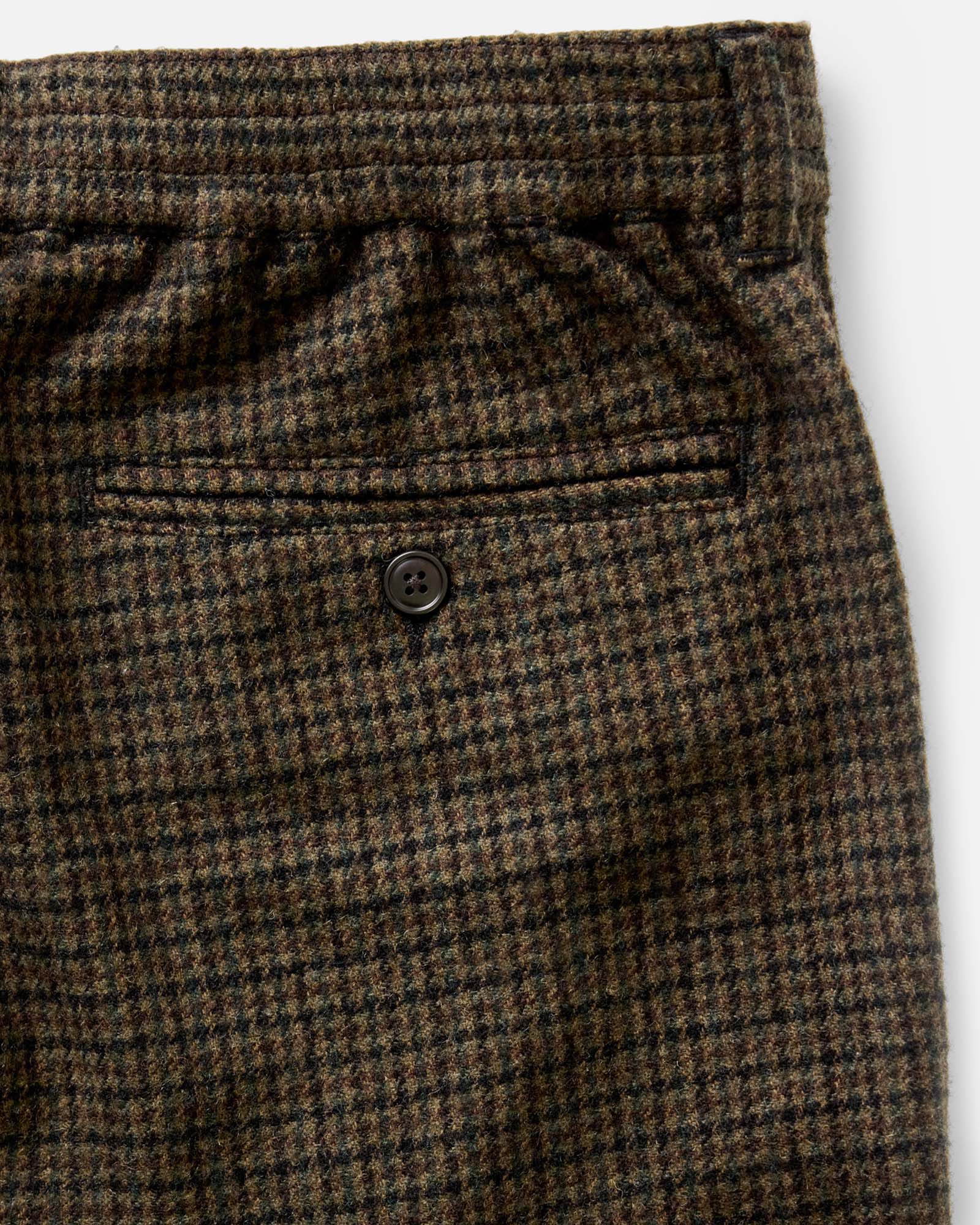The Carmel Pant in Timber Guncheck Italian Wool - Image 6