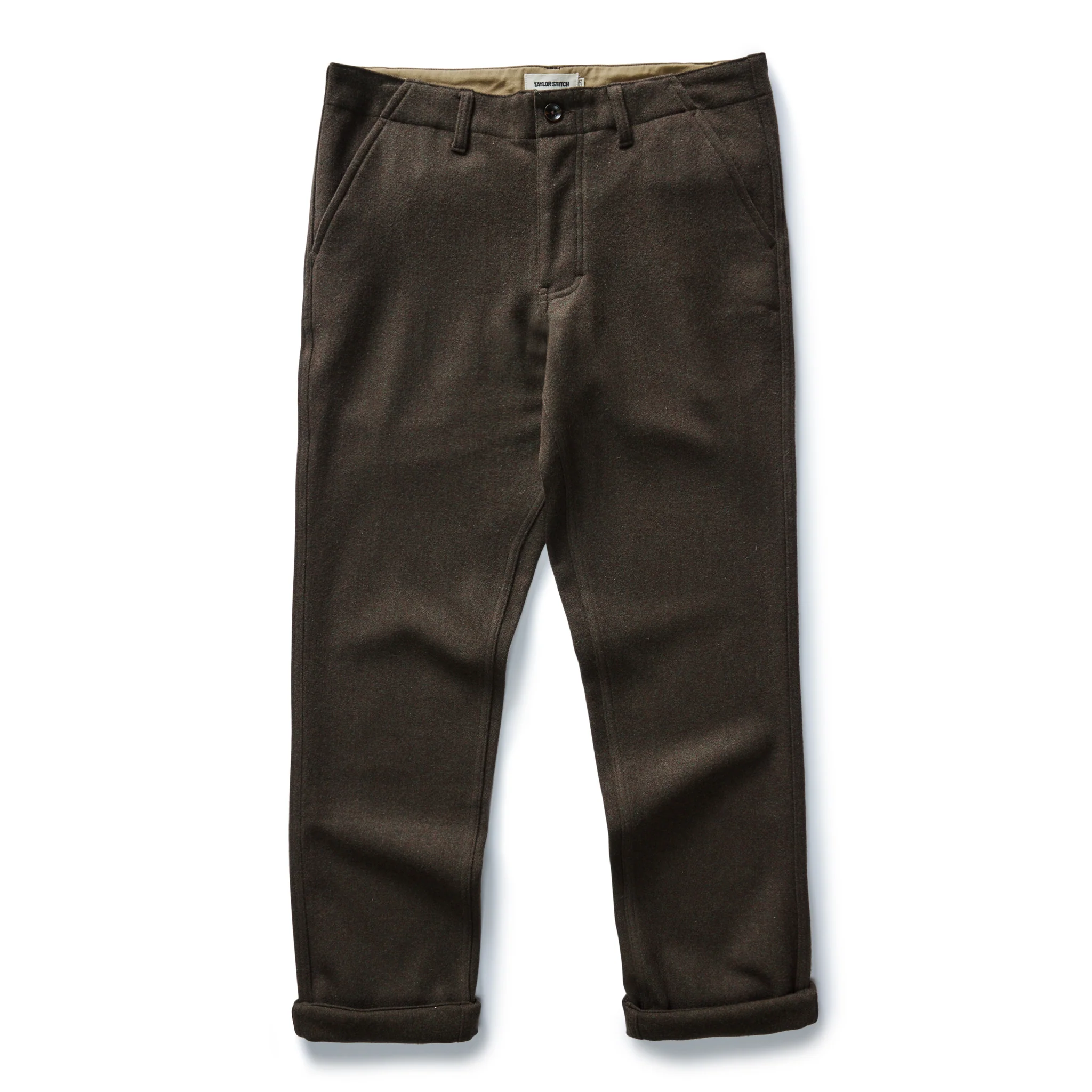 The Carnegie Pant in Army Herringbone Wool - Image 5