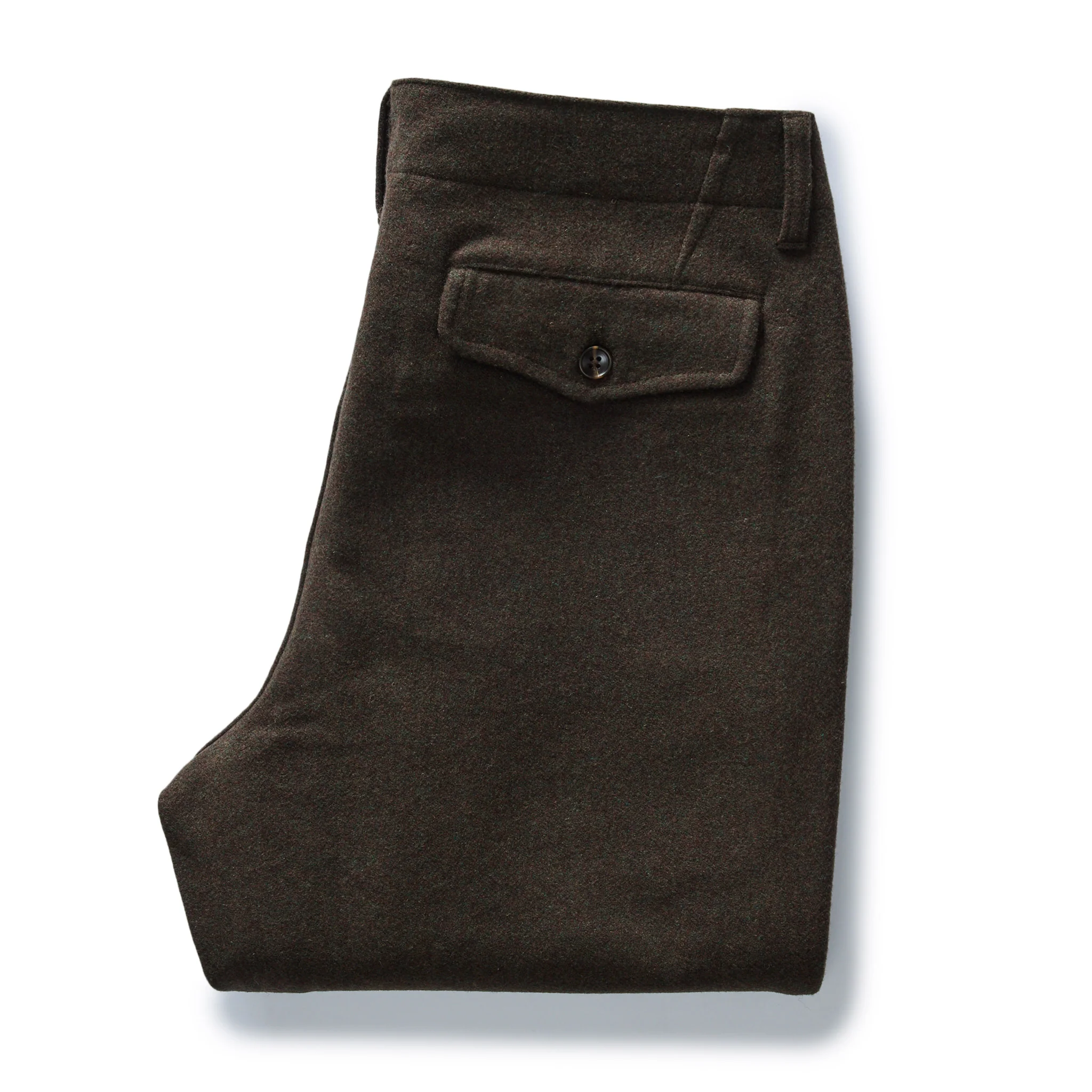 The Carnegie Pant in Army Herringbone Wool - Image 8