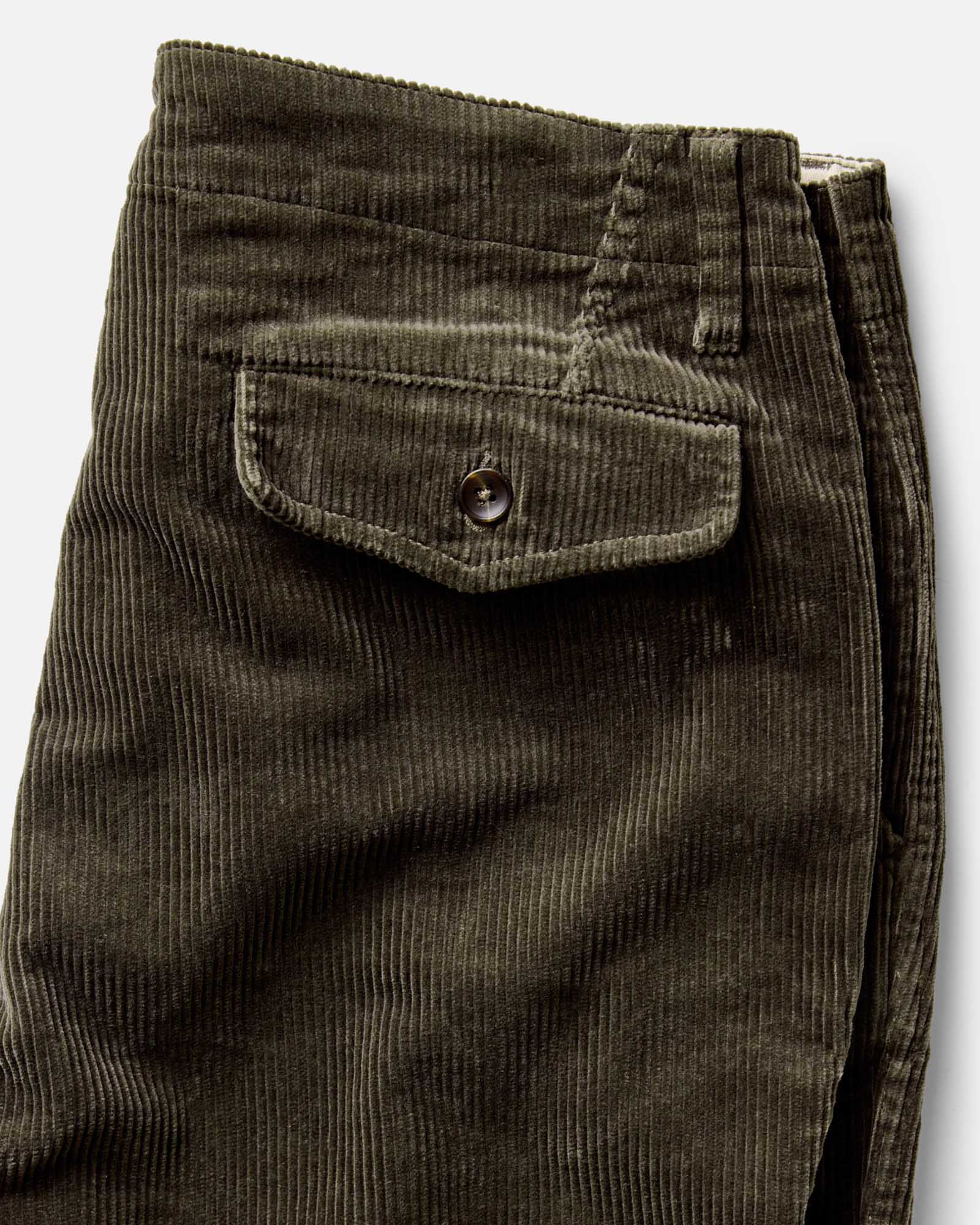 The Carnegie Pant in Fatigue Olive Corduroy - Image 6