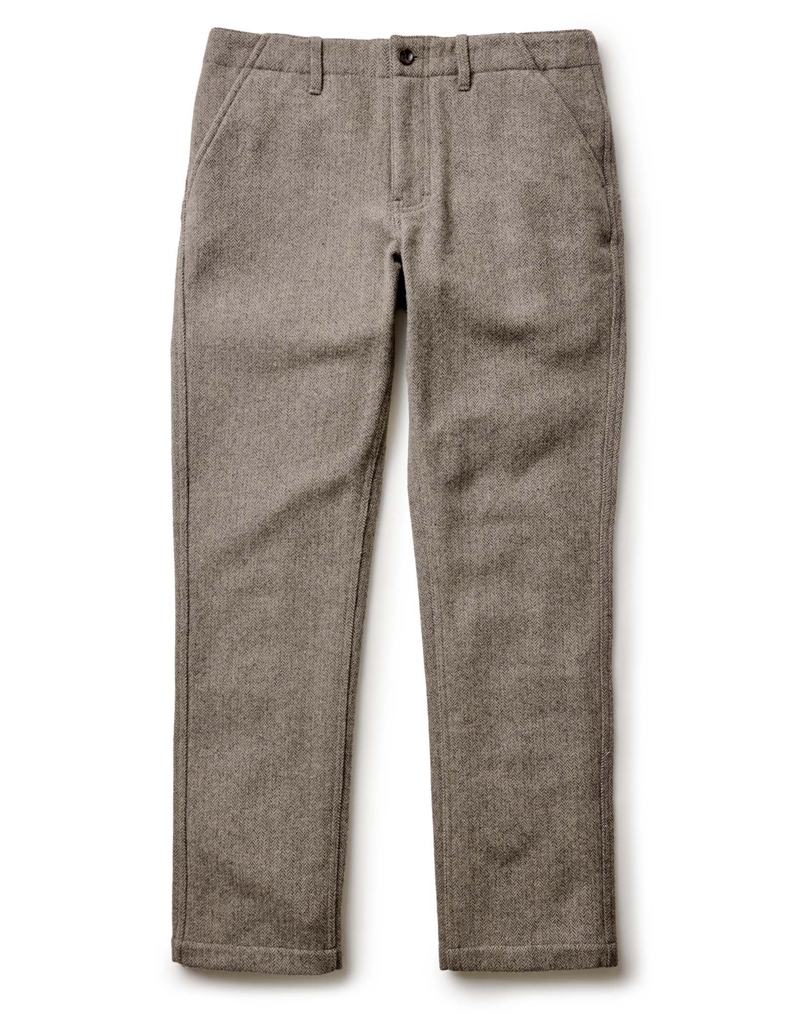 The Carnegie Pant in Gravel Herringbone Wool - Image 5