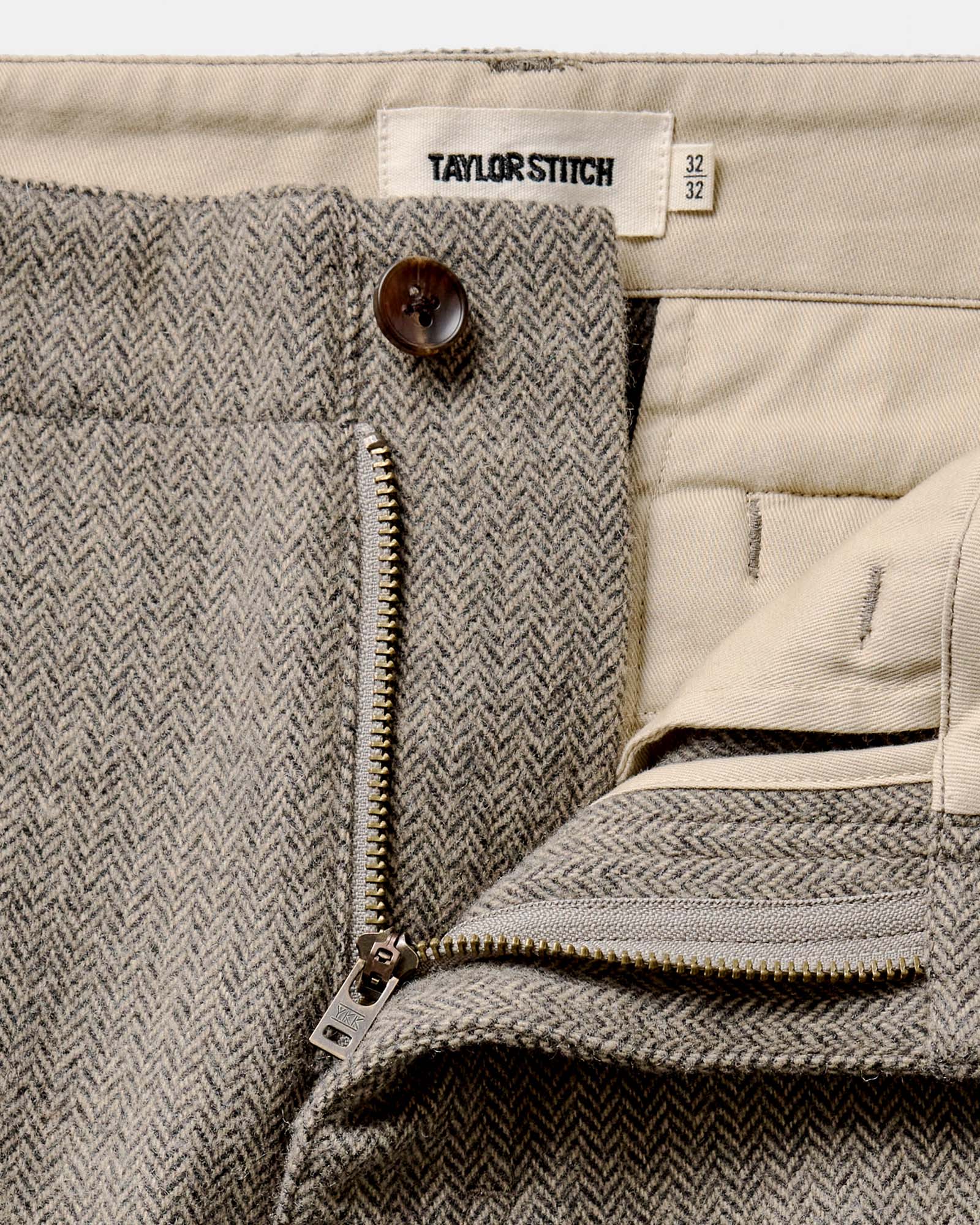 The Carnegie Pant in Gravel Herringbone Wool - Image 6