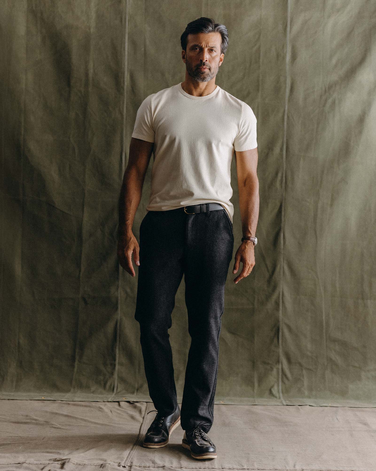 The Carnegie Pant in Heather Charcoal Wool - Image 2