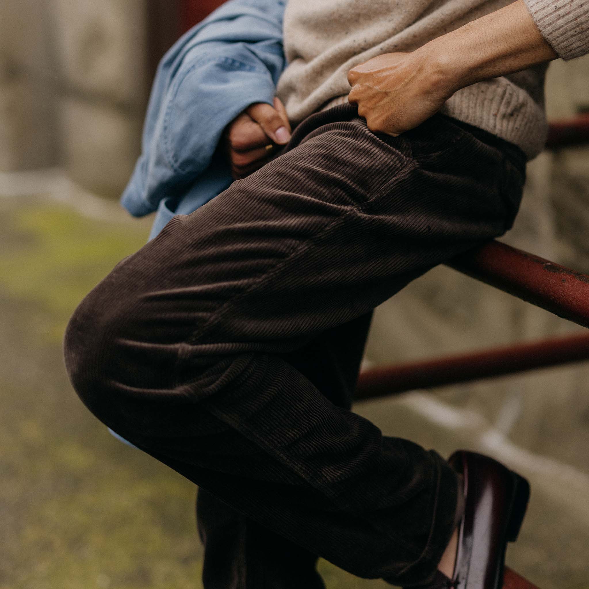 The Carnegie Pant in Soil Corduroy - Image 3