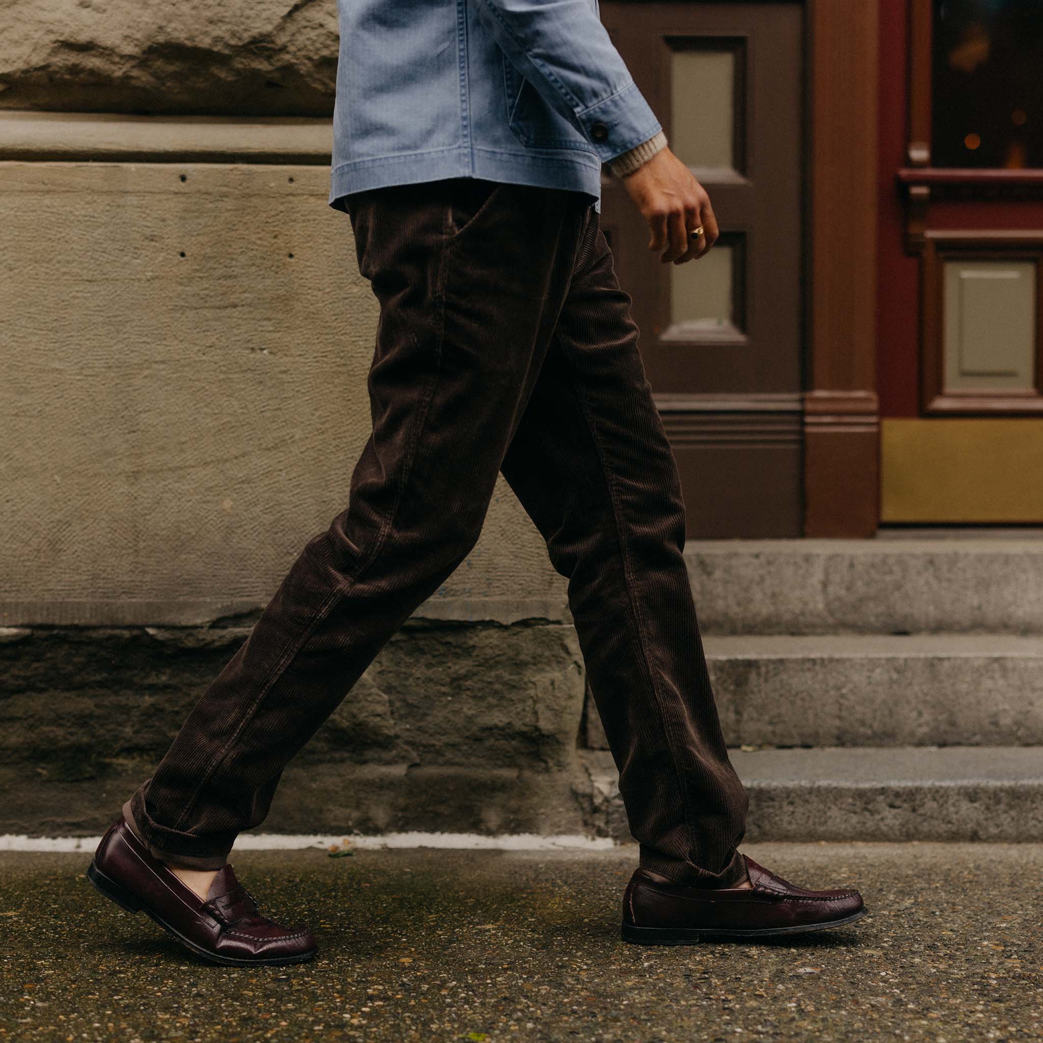 The Carnegie Pant in Soil Corduroy - Image 4