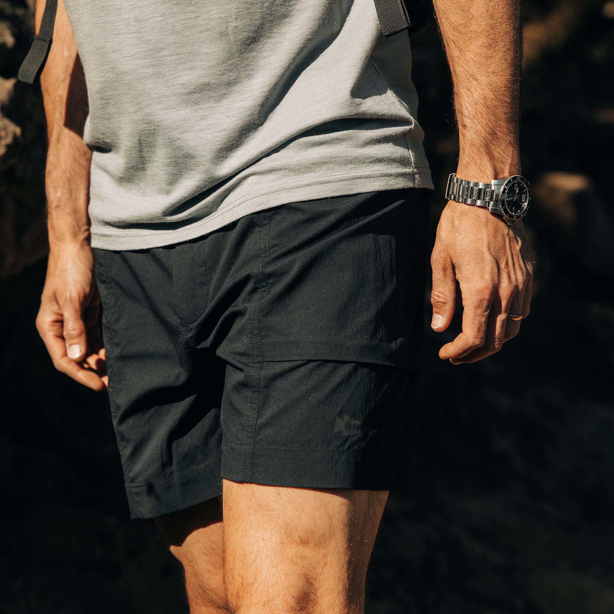 The Challenge Cargo Short in Black - Image 2