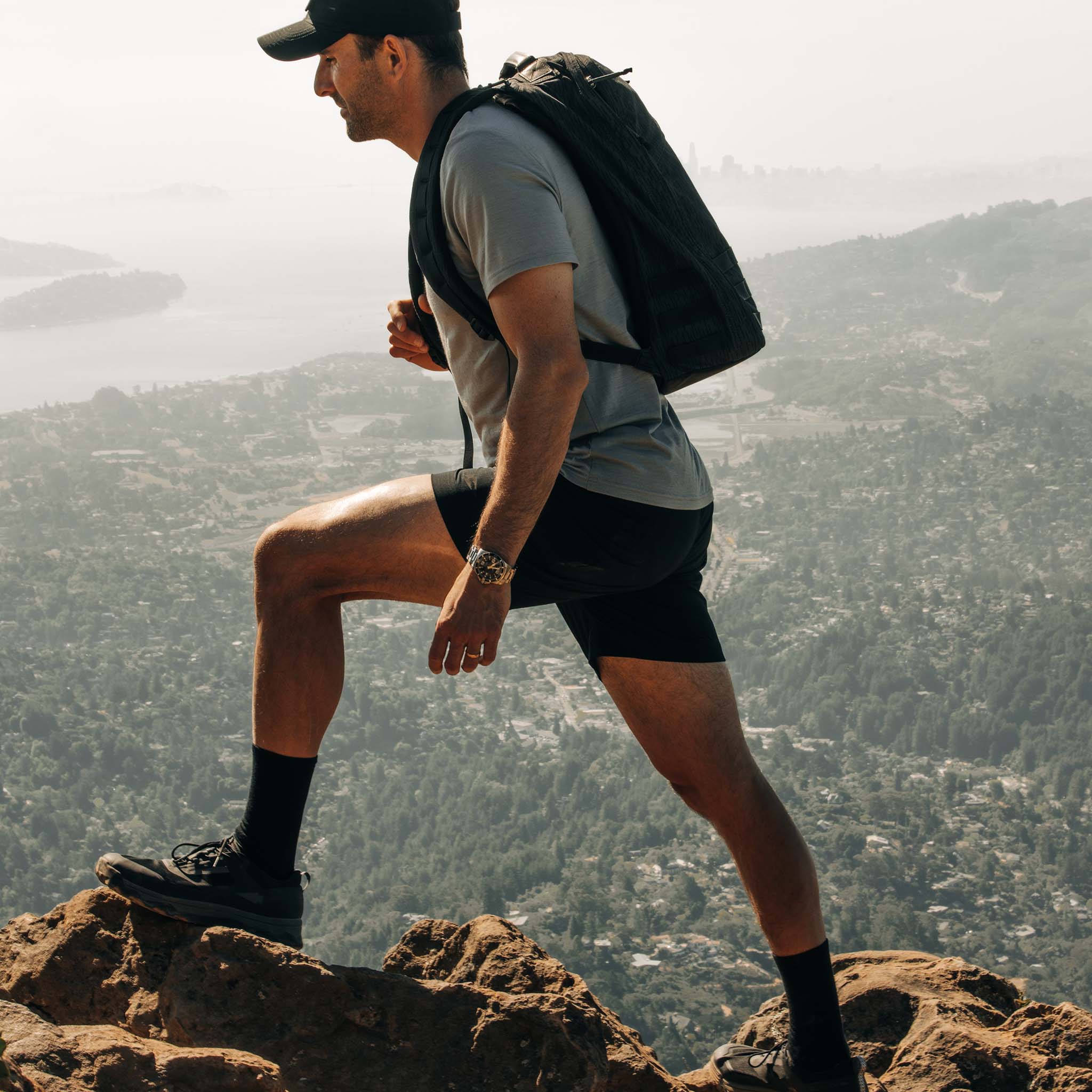 The Challenge Cargo Short in Black - Image 4