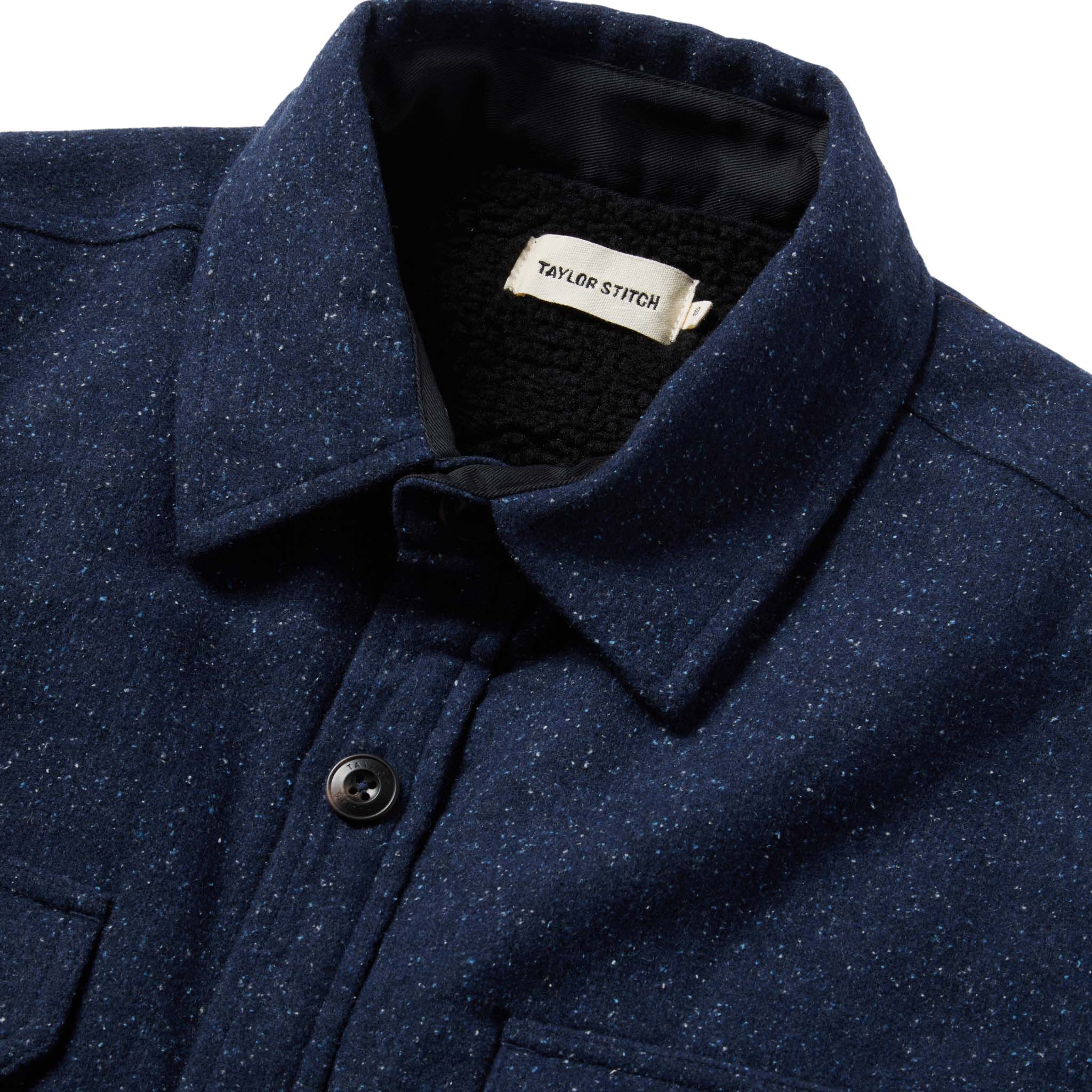 The Chandler Jacket in Navy Donegal - Image 6