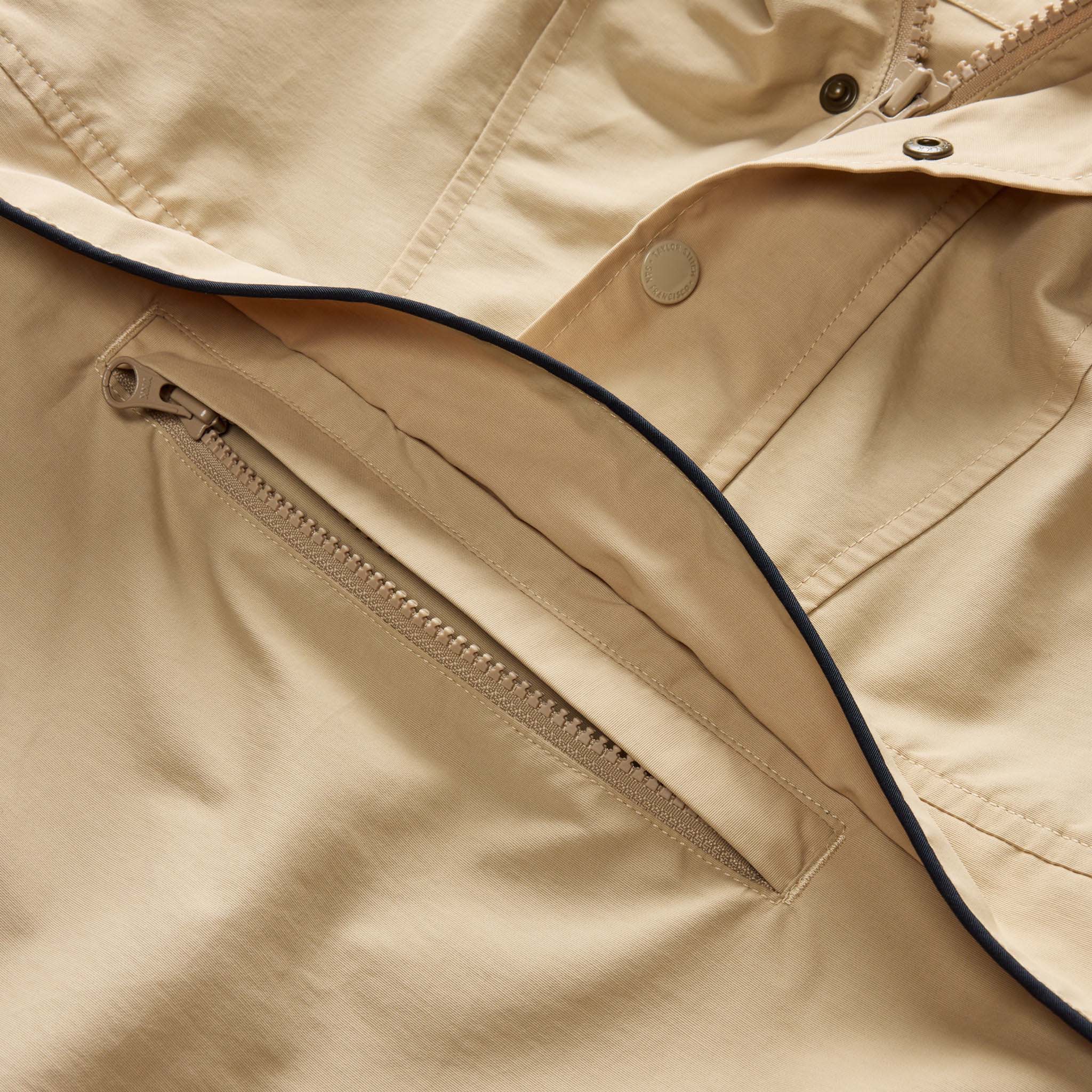 The Chapman Anorak in Light Khaki 60/40 - Image 7