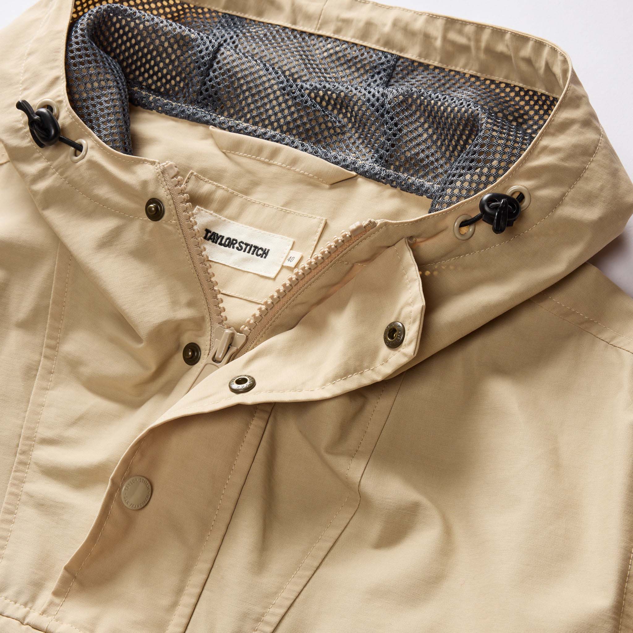 The Chapman Anorak in Light Khaki 60/40 - Image 9