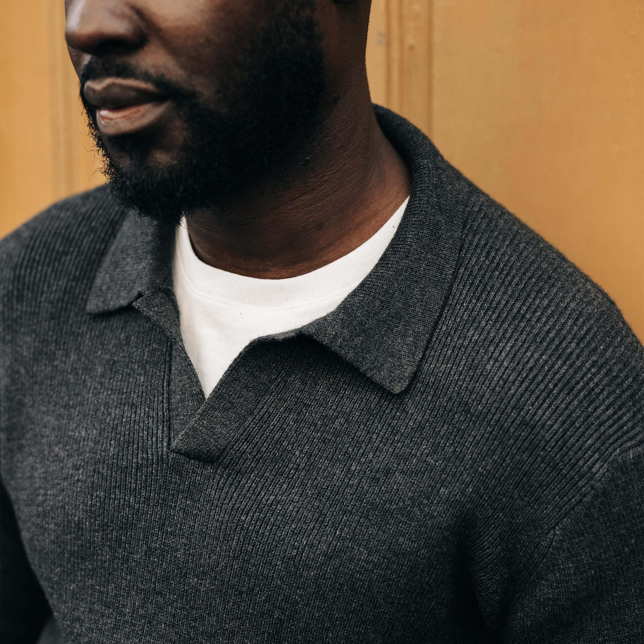 The Charleston Sweater in Heather Charcoal - Image 3