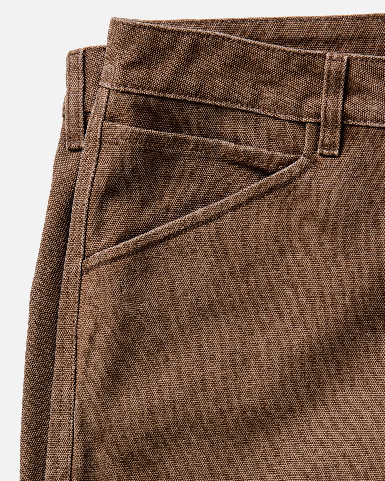 The Chore Pant in Aged Penny Chipped Canvas - Image 6