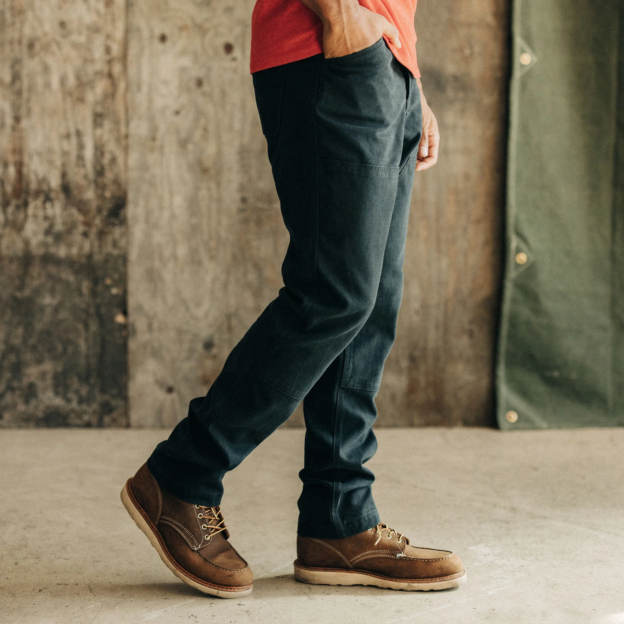 The Chore Pant in Coal Boss Duck - Image 2