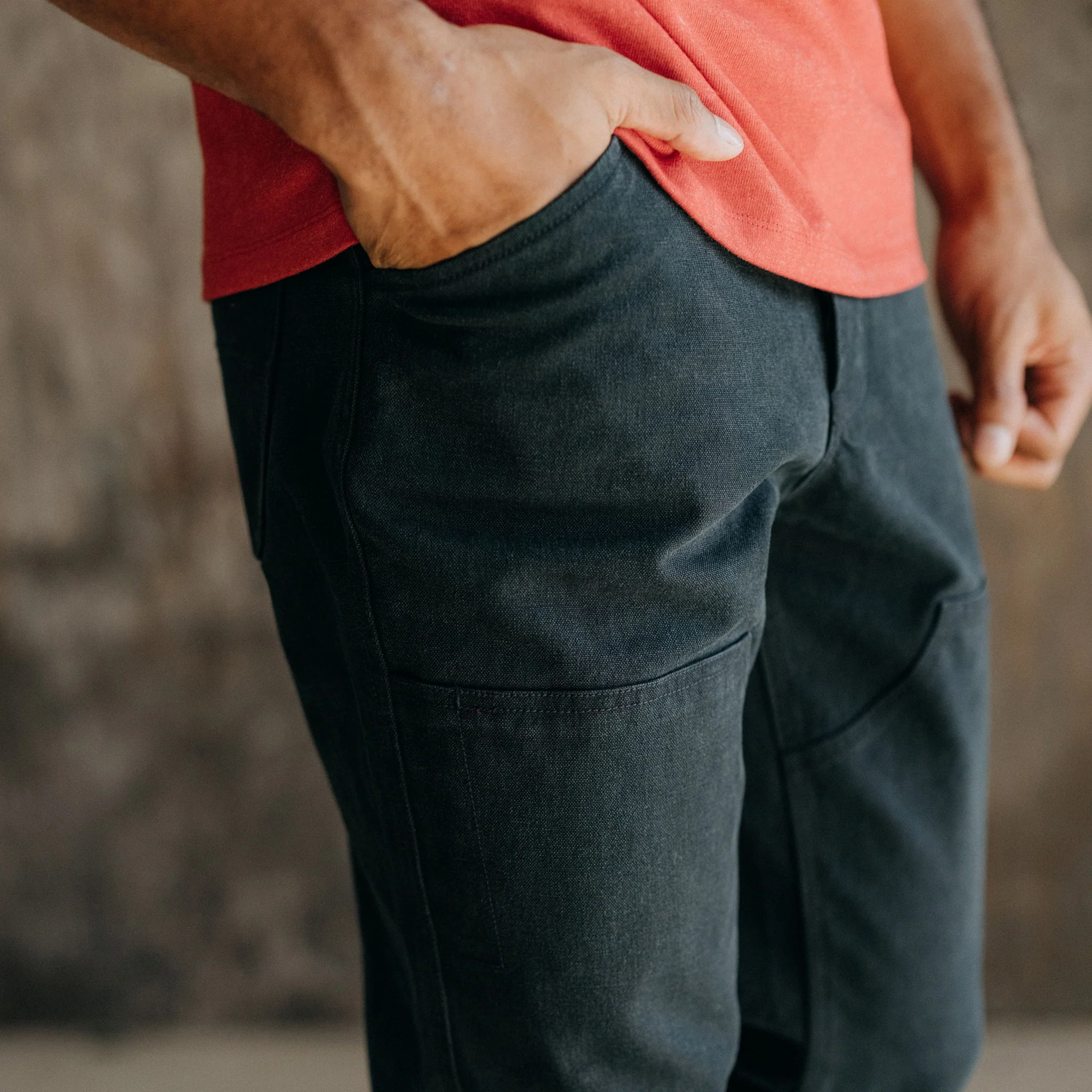 The Chore Pant in Coal Boss Duck - Image 3