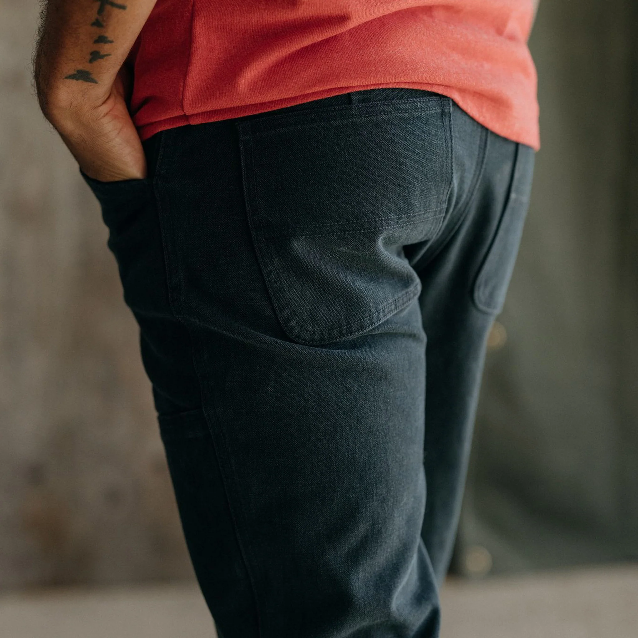 The Chore Pant in Coal Boss Duck - Image 4