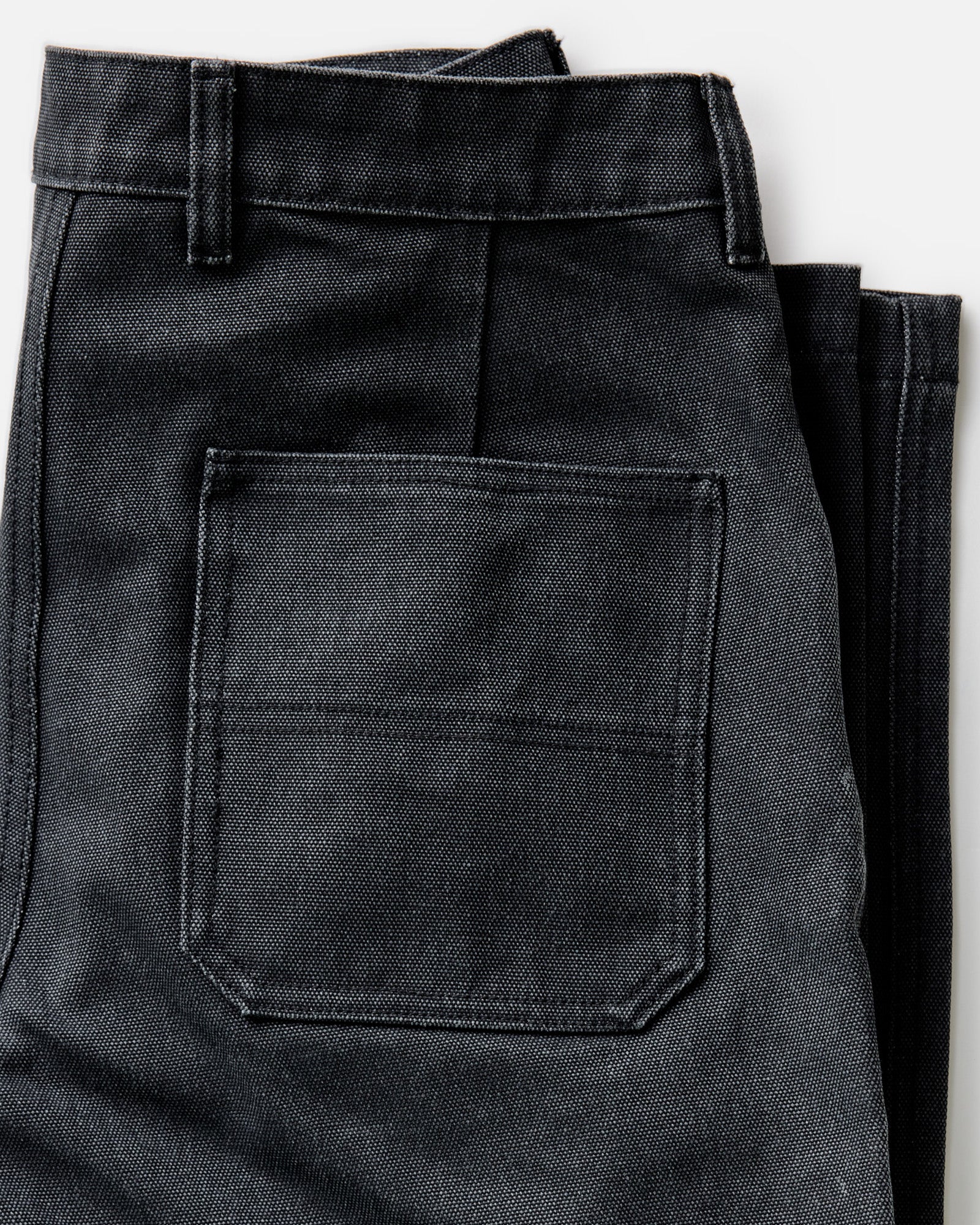 The Chore Pant in Coal Chipped Canvas - Image 10